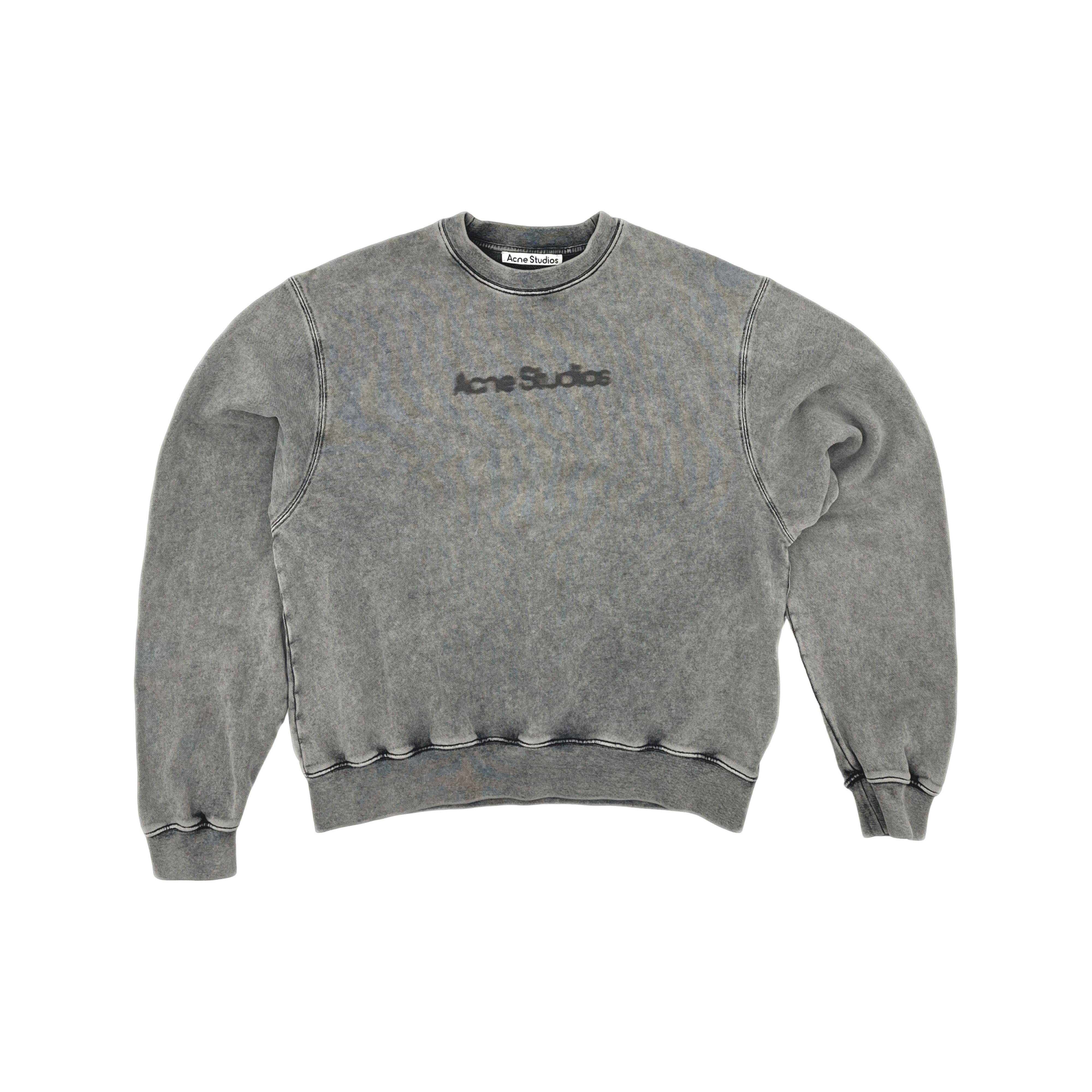 Acne Studios Acne Studios Logo Crewneck Sweatshirt S Size S / US 4 / IT 40 - 1 Thumbnail