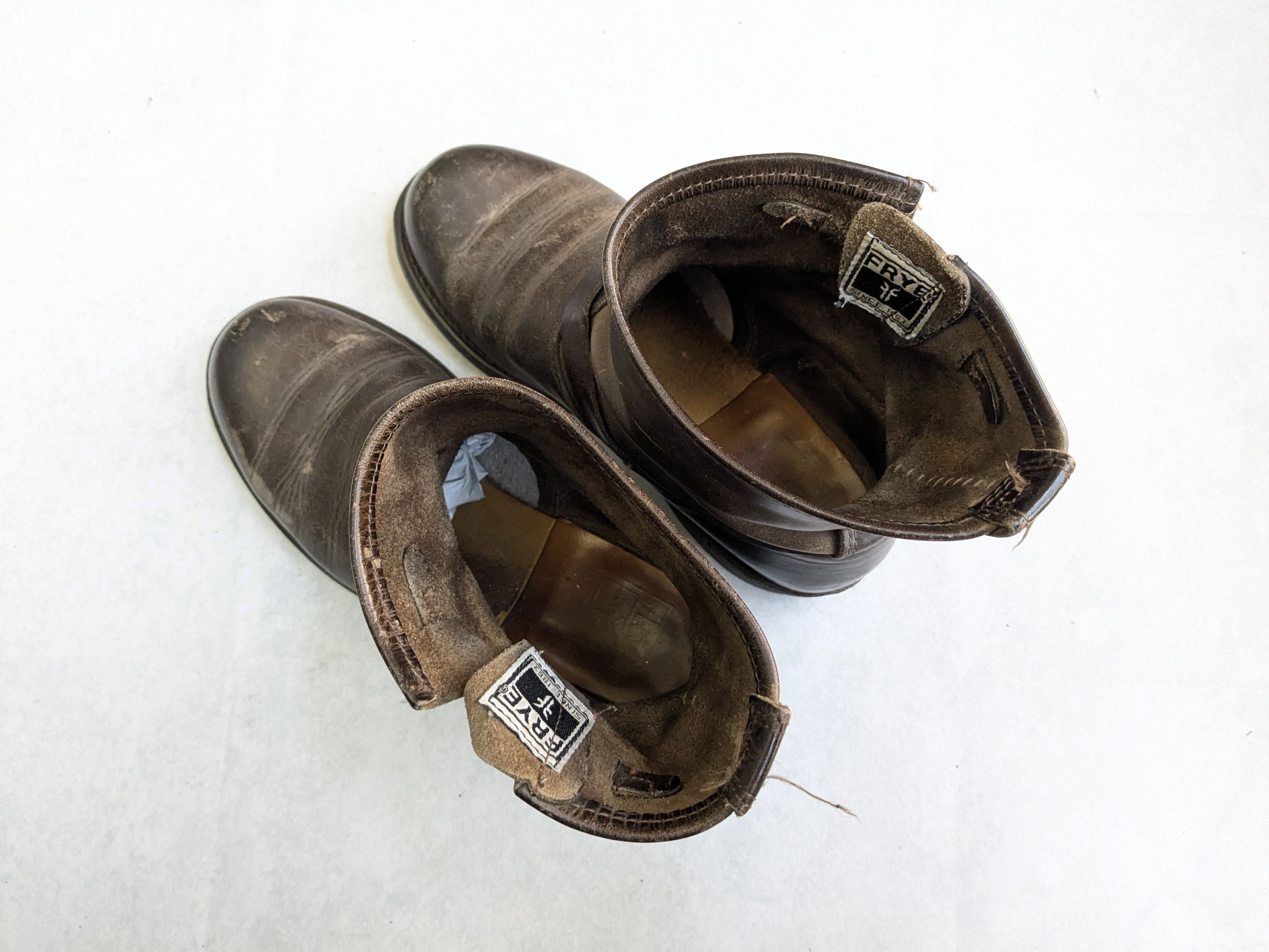 Frye Frye Engineer Boots Brown Leather 7.5 Leather Buckle Size US 7.5 / EU 40-41 - 9 Thumbnail