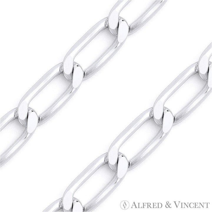 Other Open Cable Link Italian Chain Anklet in .925 Sterling Silver Size ONE SIZE - 2 Thumbnail