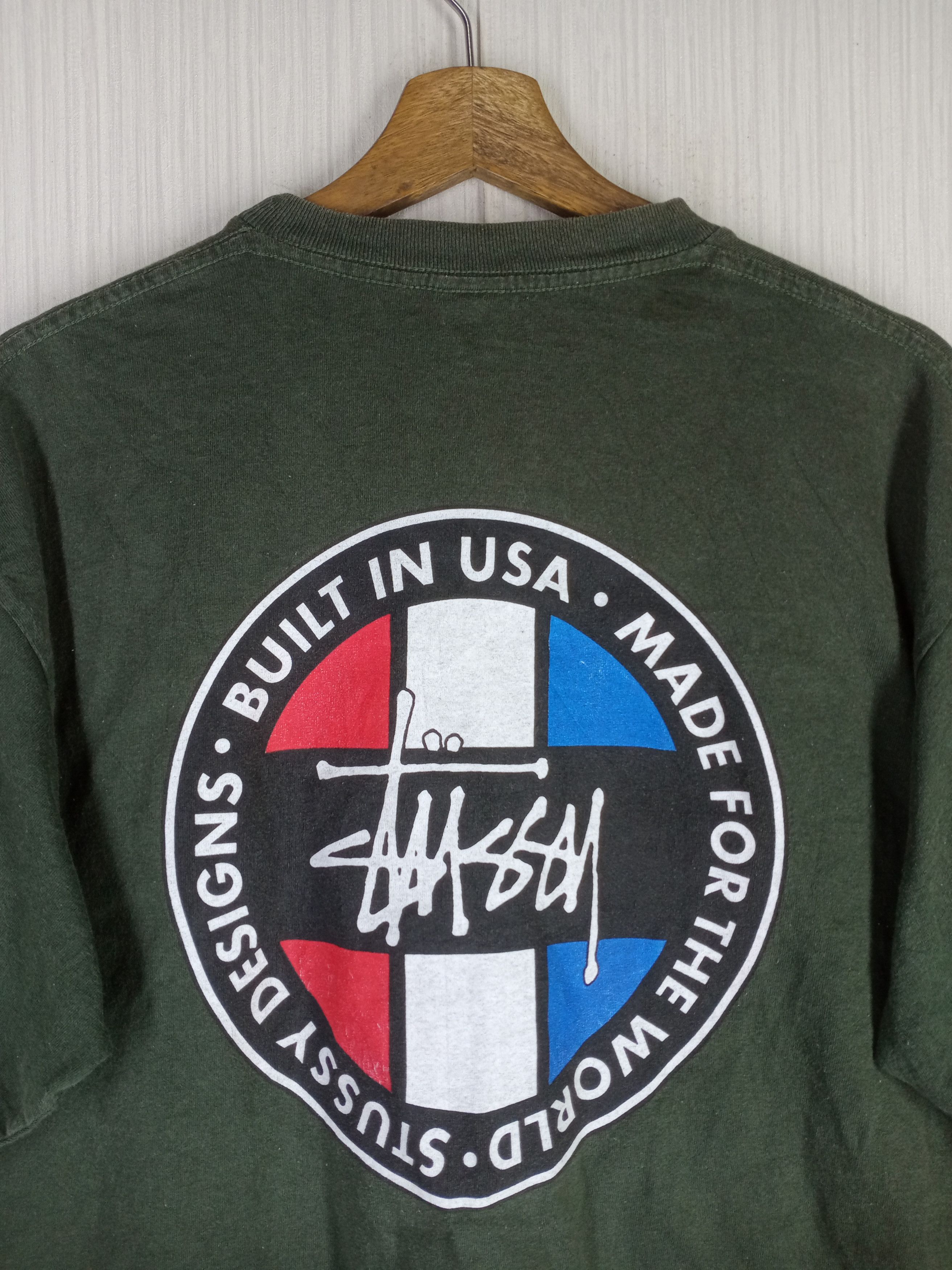 Stussy Very Rare Vintage 80s Stussy Big Logo Tshirt Size US L / EU 52-54 / 3 - 2 Thumbnail