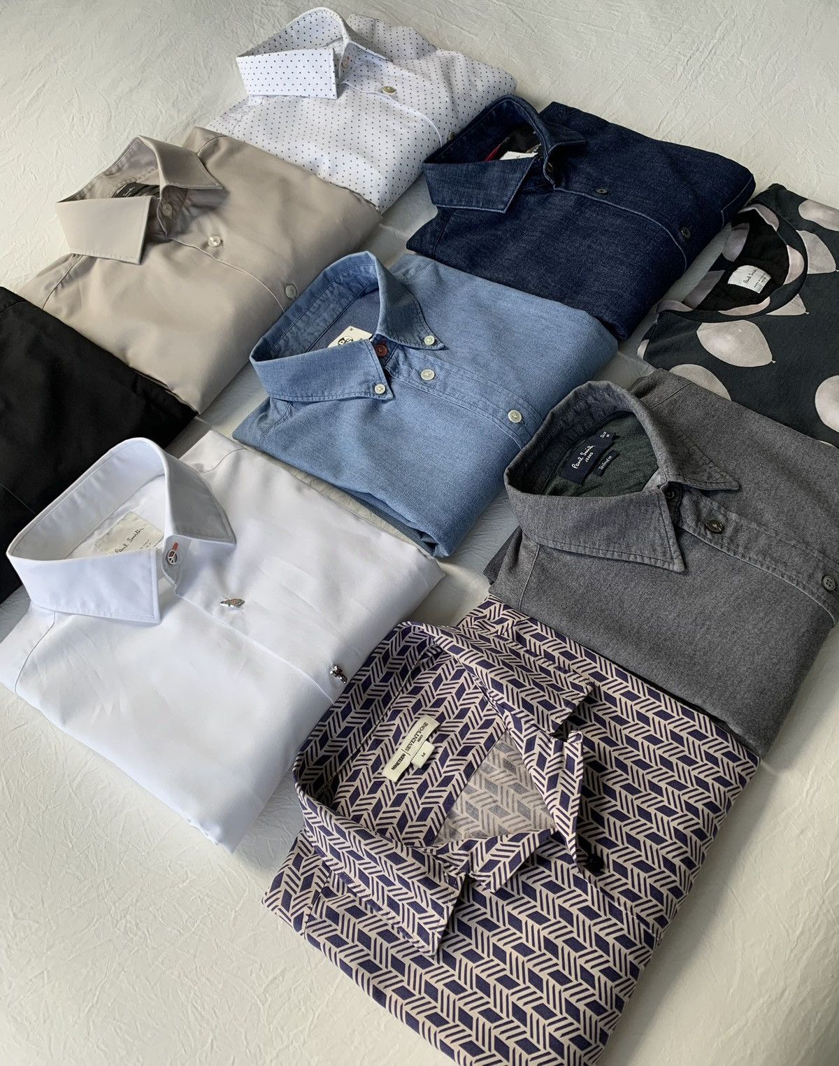 Paul Smith Collection of 9 Tops! (8 shirts & 1 t-shirt) Size US M / EU 48-50 / 2 - 2 Thumbnail