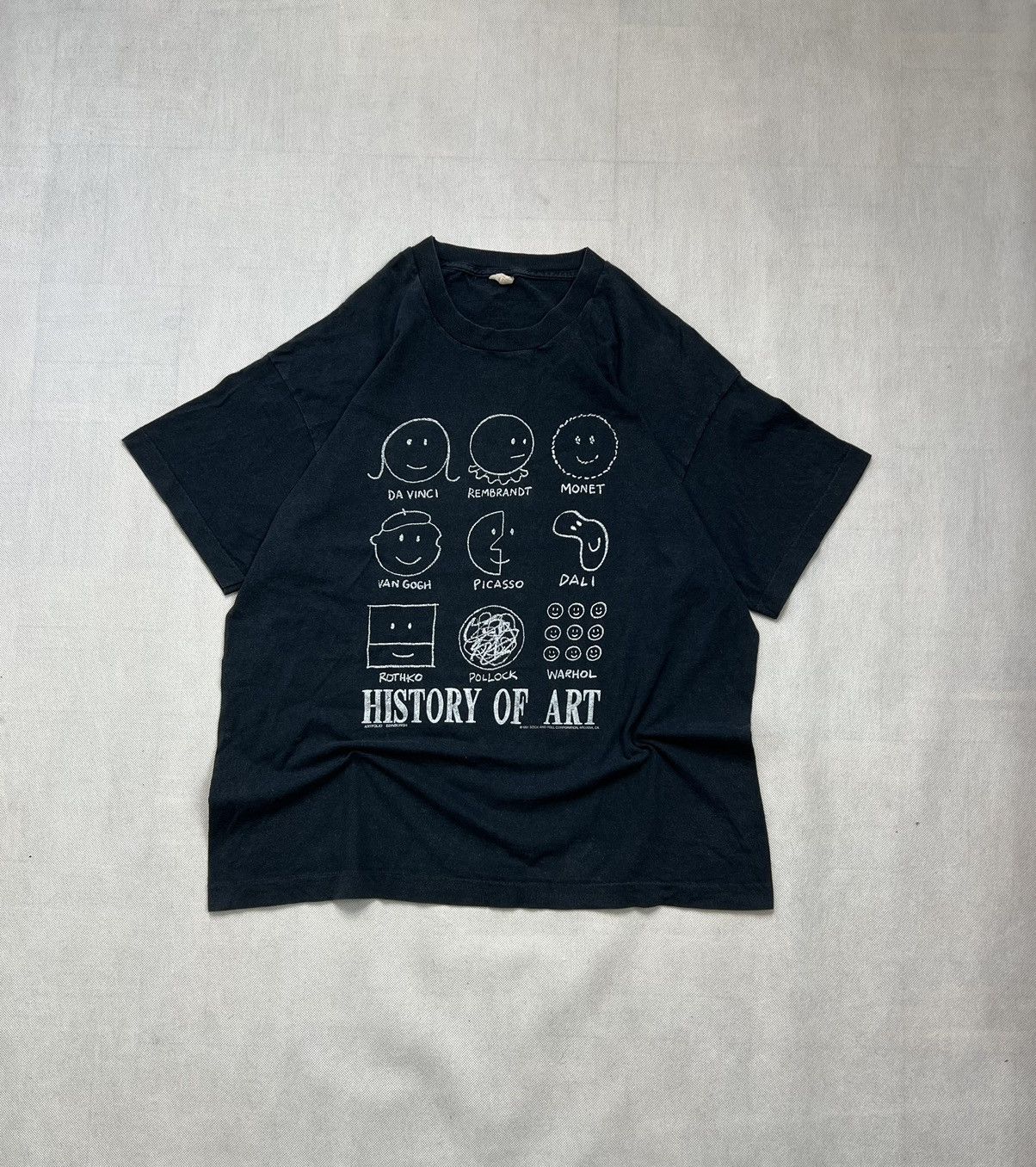 Nike × Vintage Tshirt History Of Art 1991 Vintage Single Stitch 90s Picasso Size US L / EU 52-54 / 3 - 2 Thumbnail