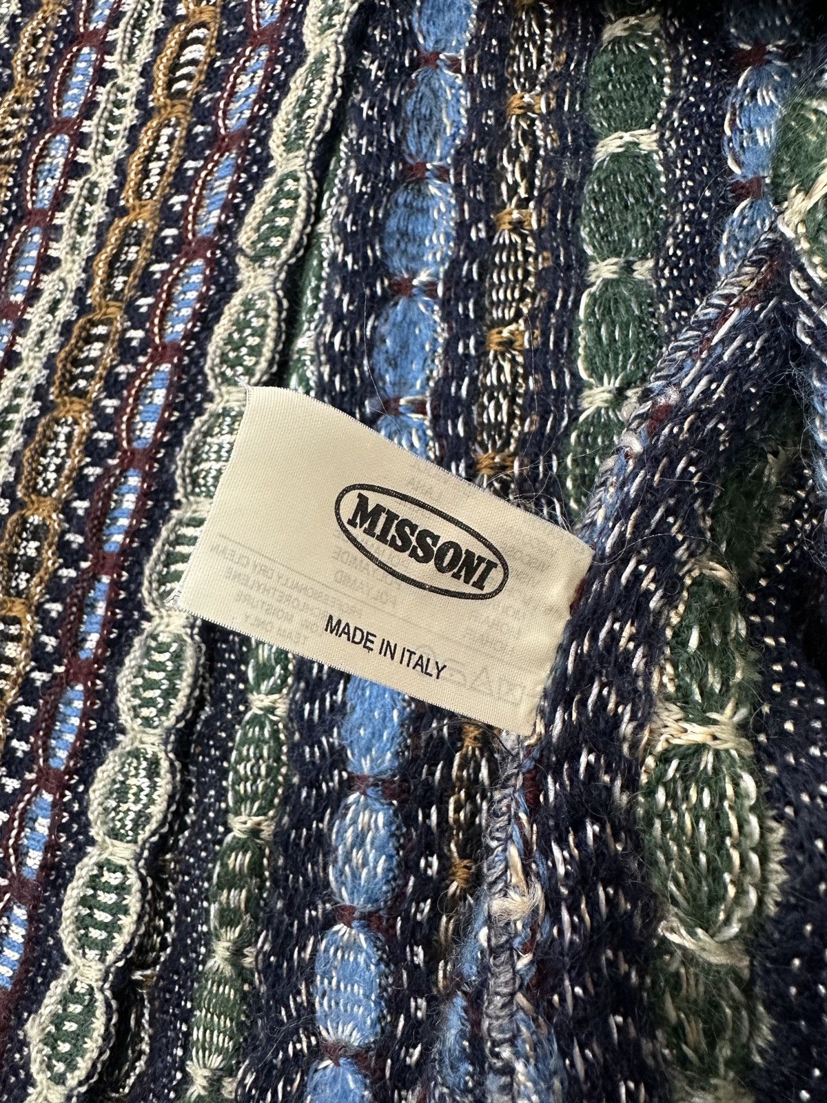 Missoni MISSONI Long Knit Vest Cardigan Sleeveless Wool Mohair Sz 42 Size M / US 6-8 / IT 42-44 - 12 Thumbnail
