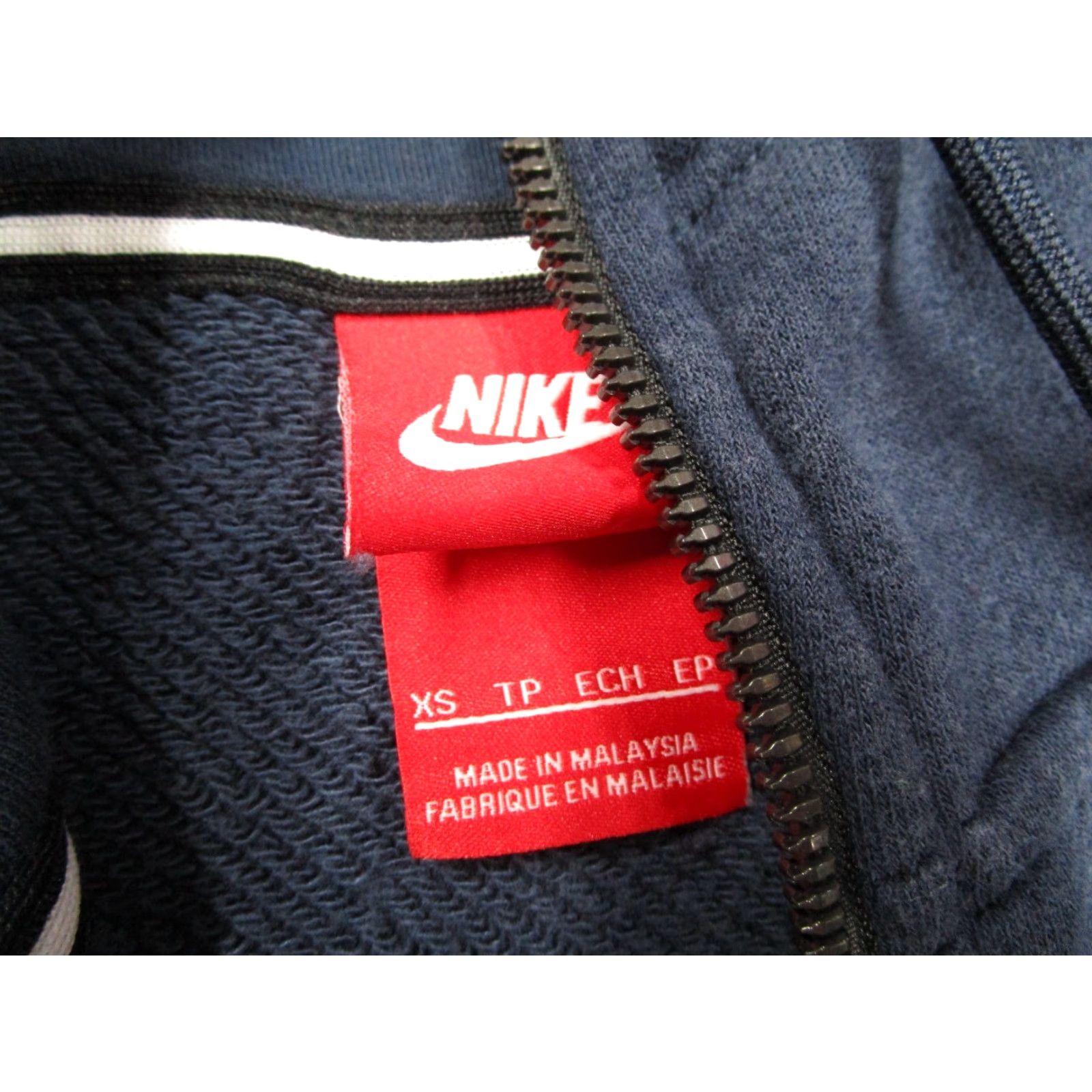 Nike NIKE Hoodie Women XS Blue Short Sleeve 1/4 Zip Pullover Activewear Gym Size XS / US 0-2 / IT 36-38 - 2 Thumbnail
