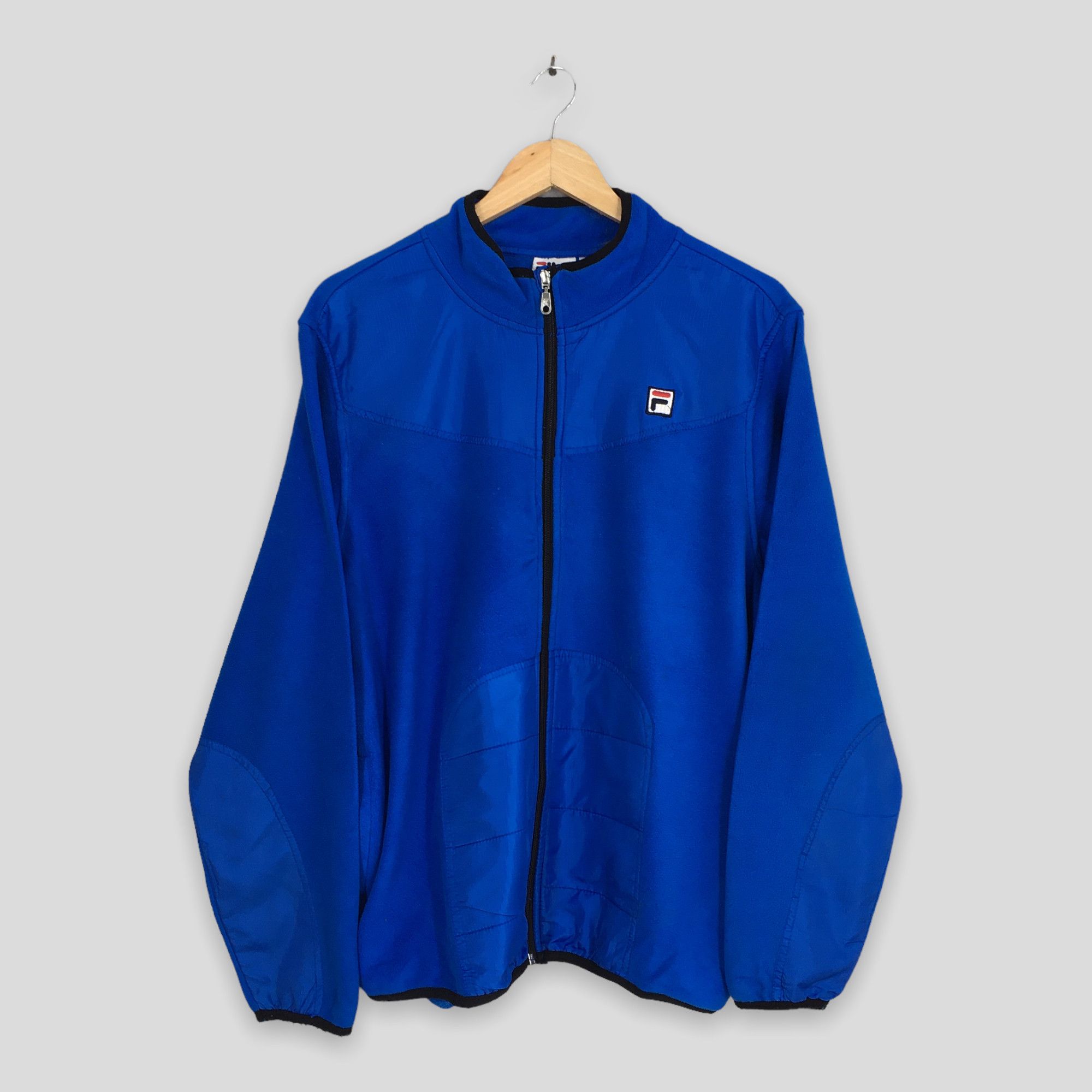 Fila × Vintage Vintage Fila Fleece Blue Sweatshirt Medium Size US M / EU 48-50 / 2 - 1 Thumbnail