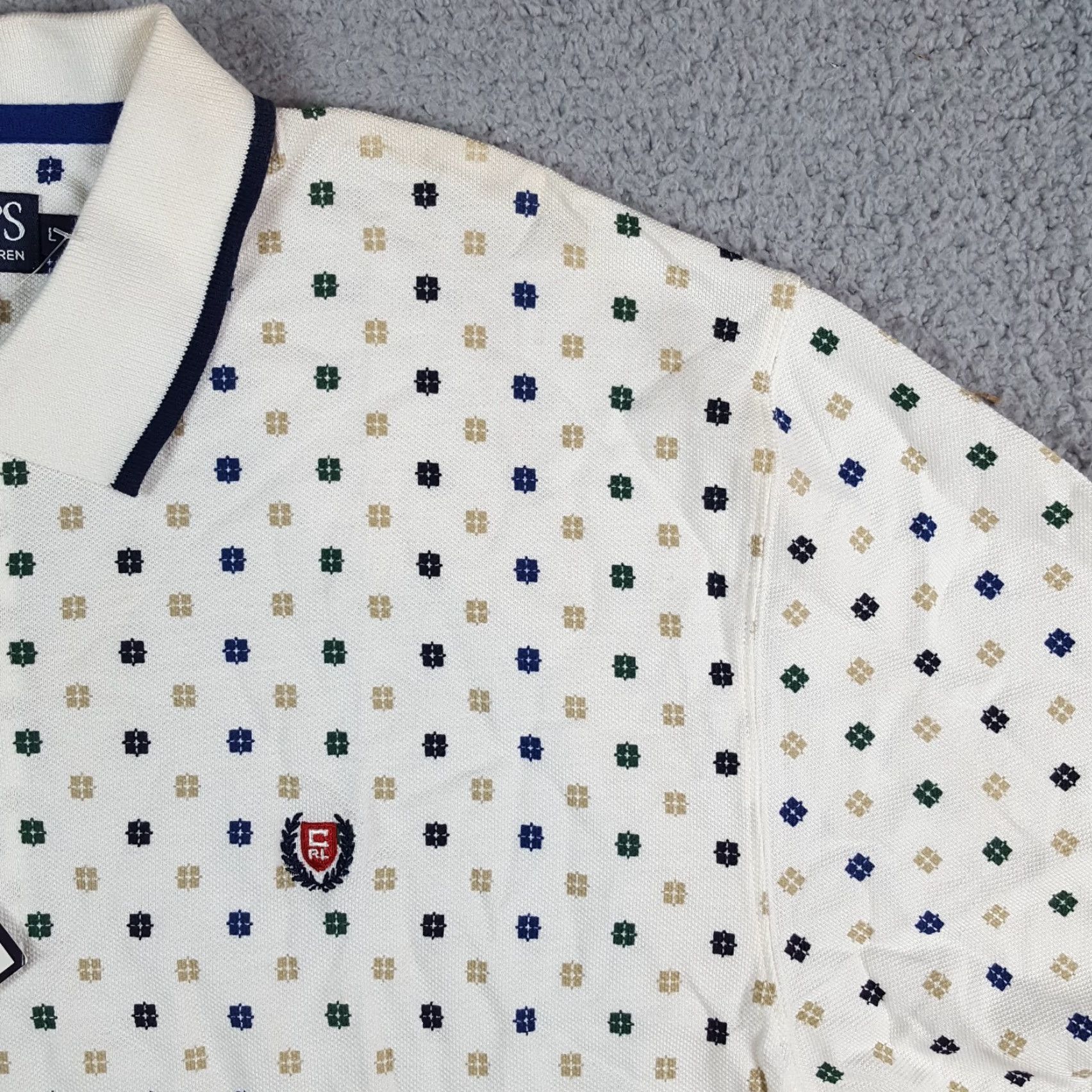 Ralph Lauren Vintage Chaps Golf Ralph Lauren Shield Logo Size L Preppy Polo Shirt Shirt Mens 90s White Cotton Knit Polo Shirt Size US L / EU 52-54 / 3 - 5 Thumbnail