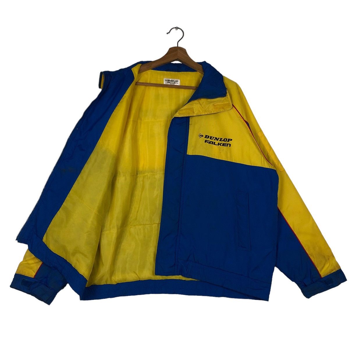 Japanese Brand 🔥90’s Vintage Bomber Jacket Racing Dunlop Falken Big Logo Size US M / EU 48-50 / 2 - 8 Thumbnail