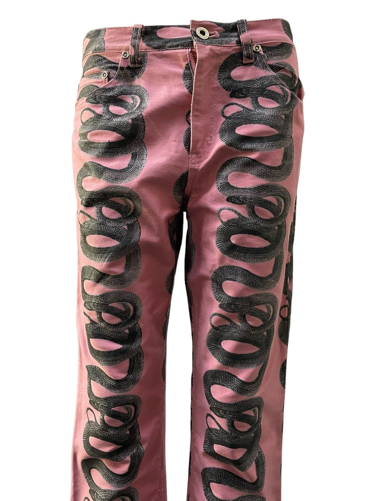 Hysteric Glamour 90s Archive Hysteric Glamour Artisanal Snake Flared Jeans Size US 29 - 4 Thumbnail
