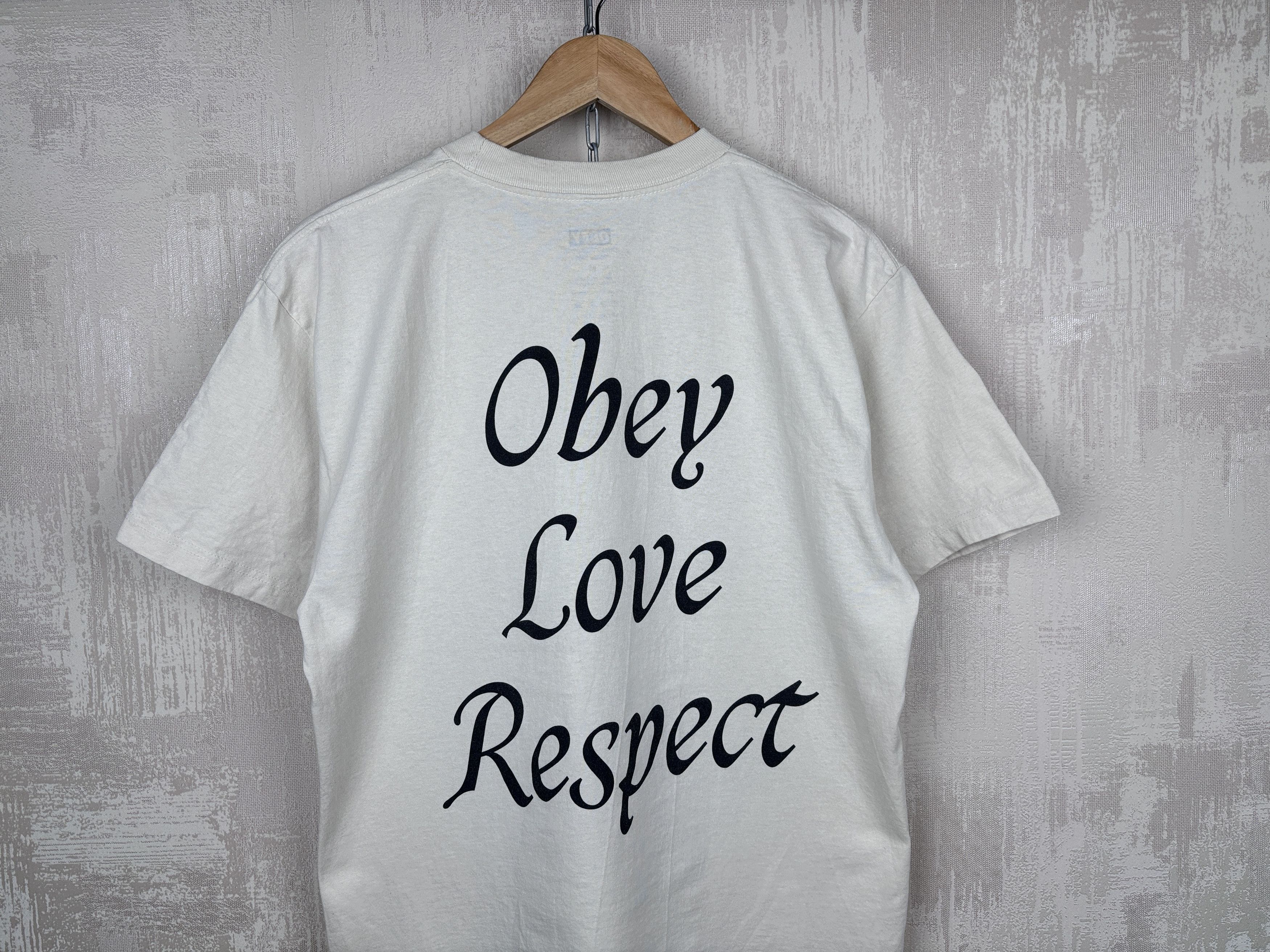 Obey Obey Love Respect Butterfly Classic T-Shirt Size US M / EU 48-50 / 2 - 14 Thumbnail