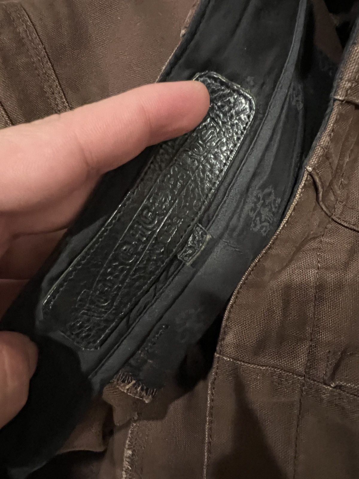 Chrome Hearts Chrome hearts 1 of 1 yellow patches brown carpenter sz 34 Size US 34 / EU 50 - 6 Thumbnail