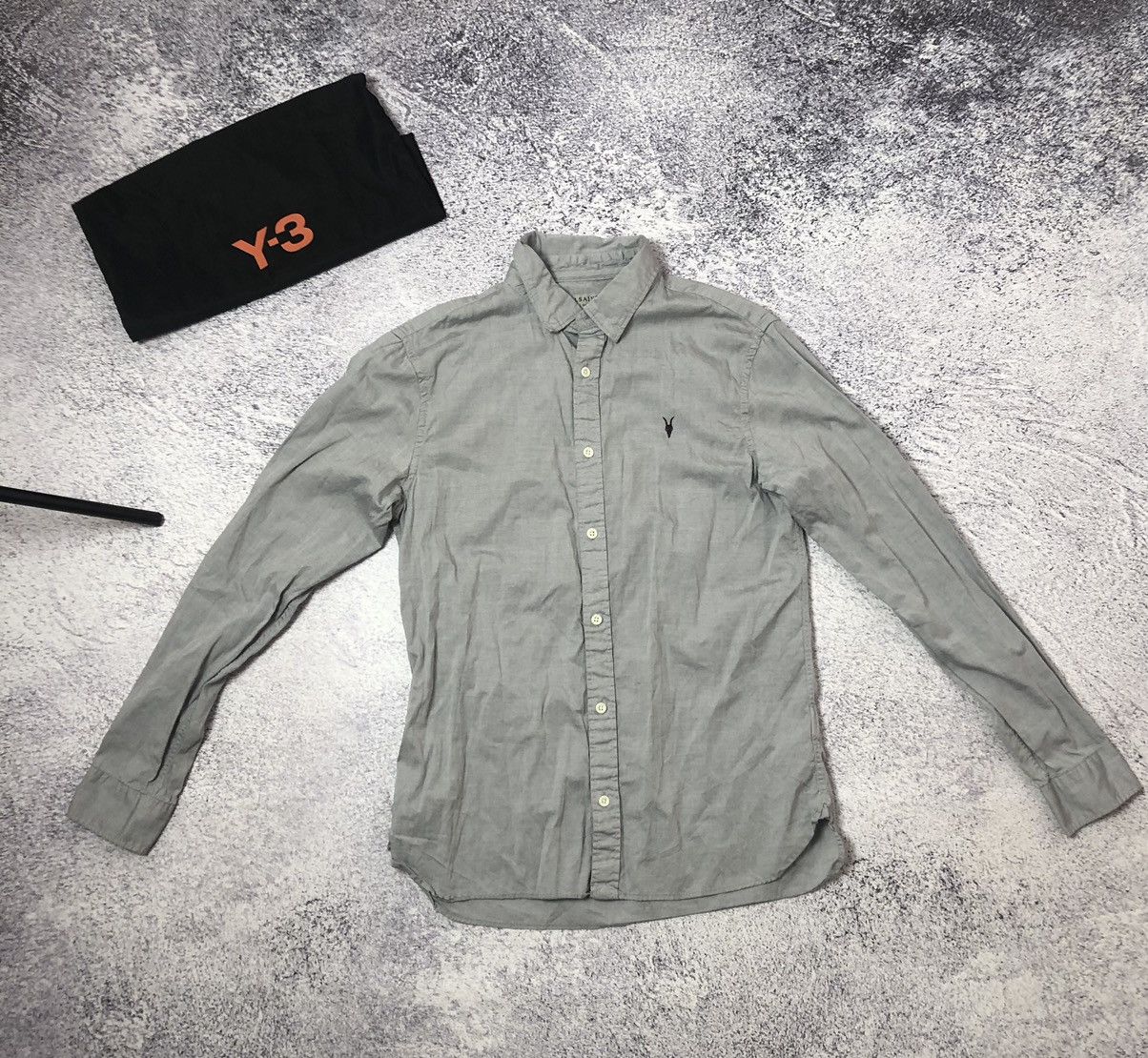 Allsaints Luxury shirt Allsaints men’s y2k size S vintage ykk drill Size US S / EU 44-46 / 1 - 1 Thumbnail