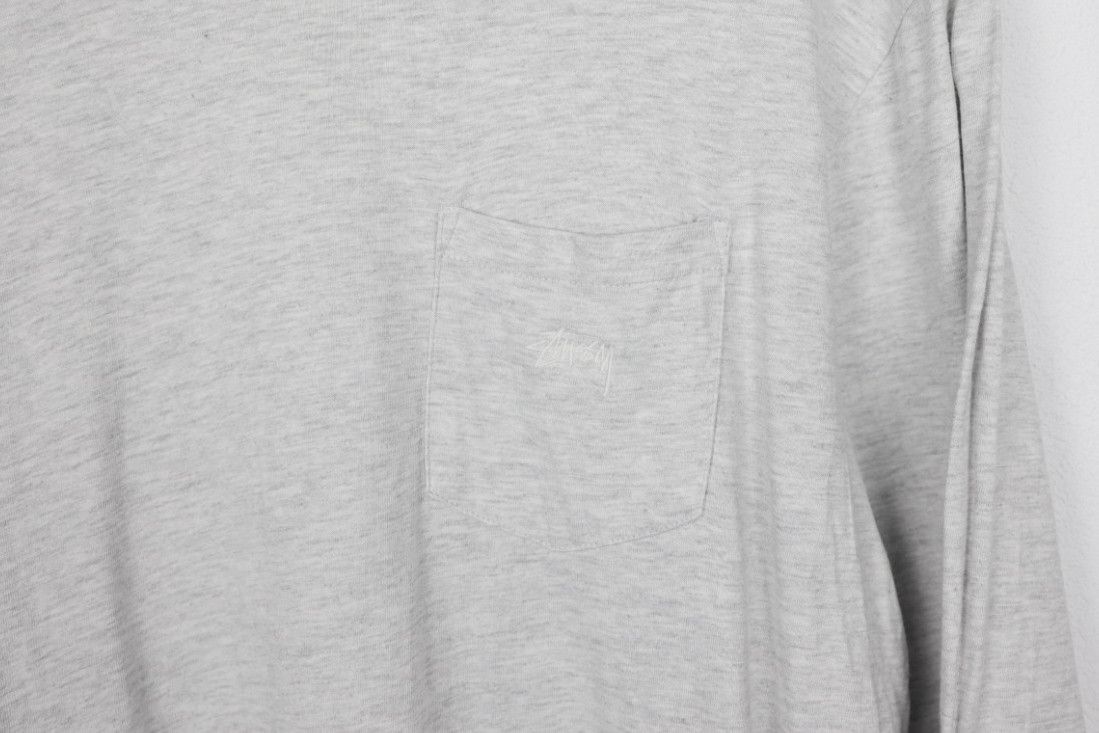Stussy Stussy Pocket Logo Crew Long Sleeve Tee T-shirt Size US M / EU 48-50 / 2 - 6 Thumbnail