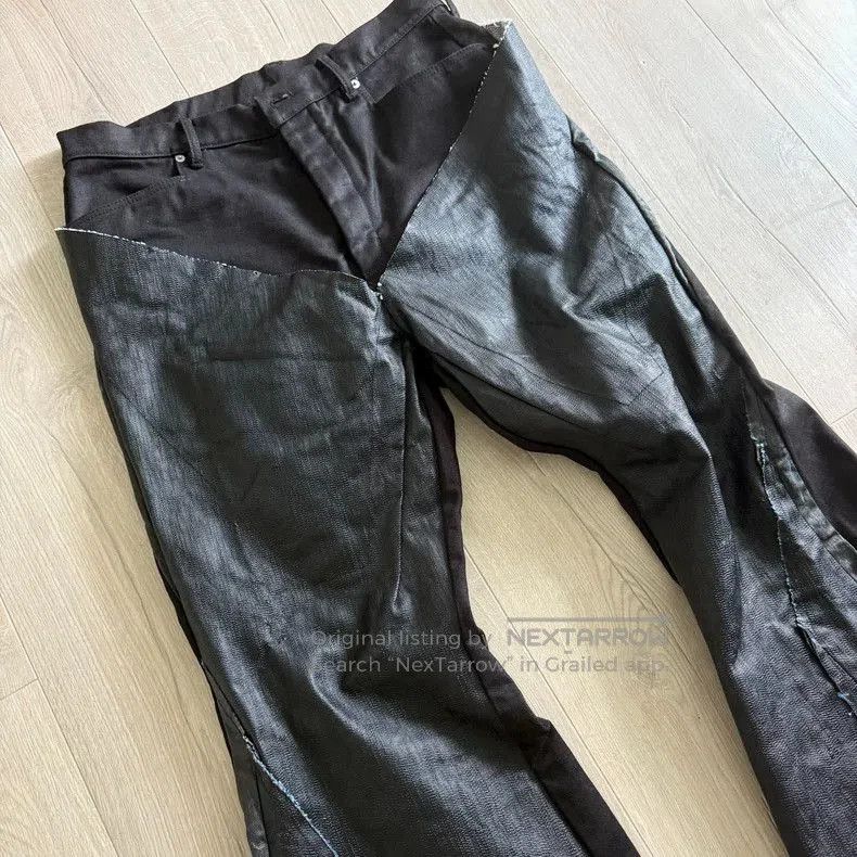 Rick Owens Rick Owens Silvered Bootcut Denim Pants . Size US 36 / EU 52 - 2 Thumbnail