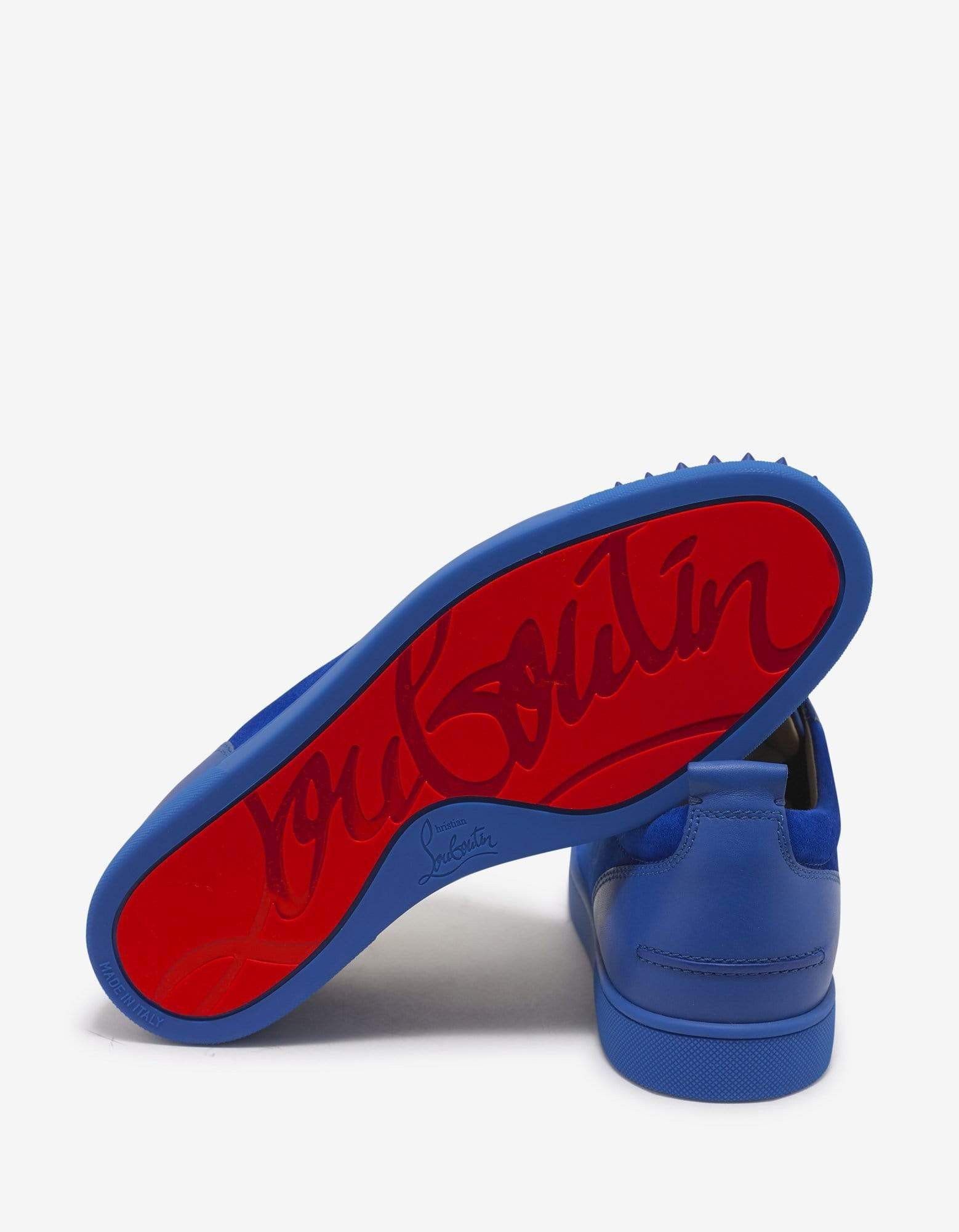 Christian Louboutin Christian Louboutin Louis Junior Calf & Suede Trainers Size US 8 / EU 41 - 3 Thumbnail