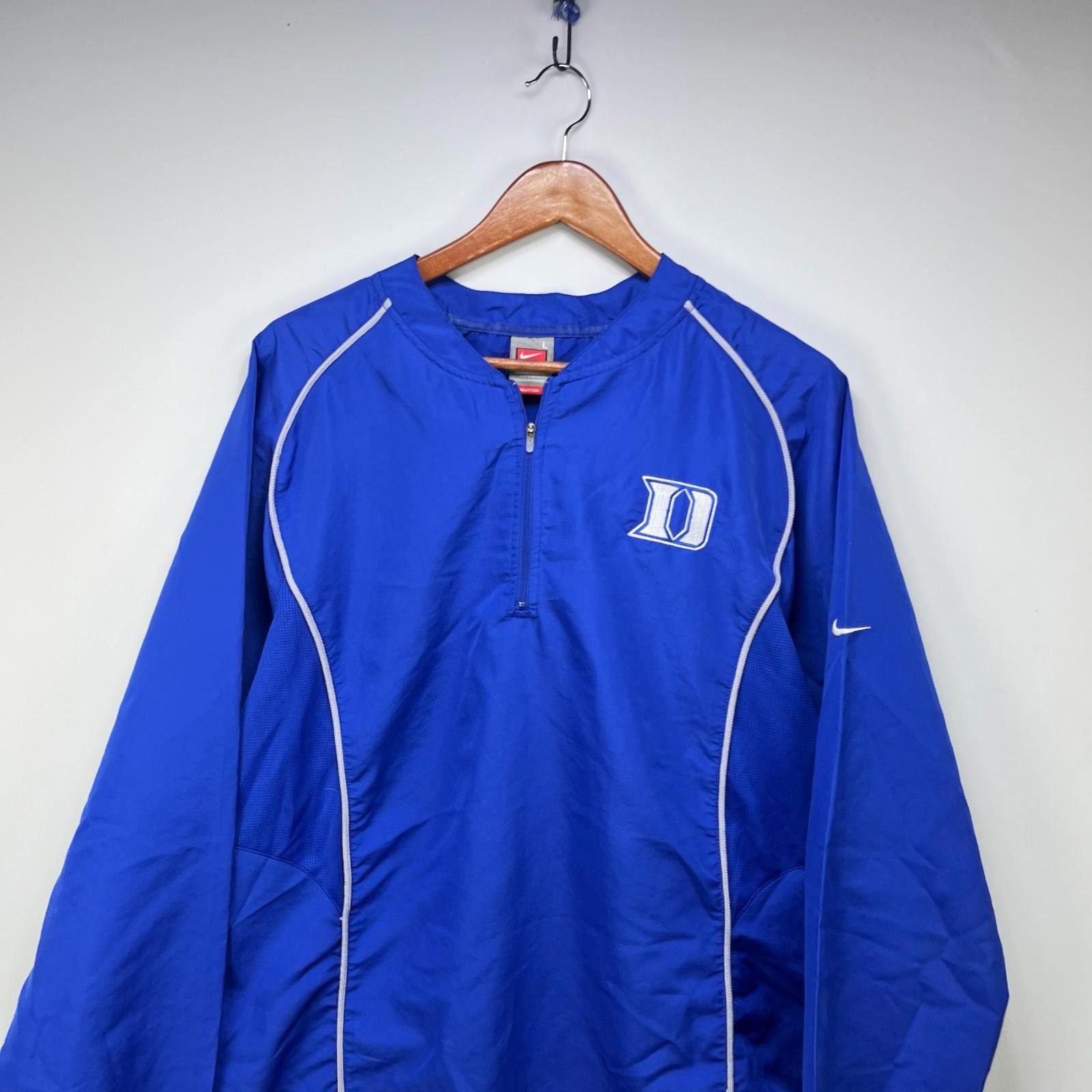 Nike Vintage Nike Duke University Devils Windbreaker Jacket Large Size ONE SIZE - 2 Thumbnail