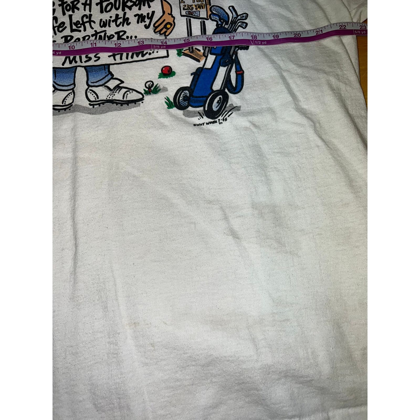 Vintage Vintage Golf Shirt Looking For A Foursome Wife Left Tee XL Size US XL / EU 56 / 4 - 8 Thumbnail