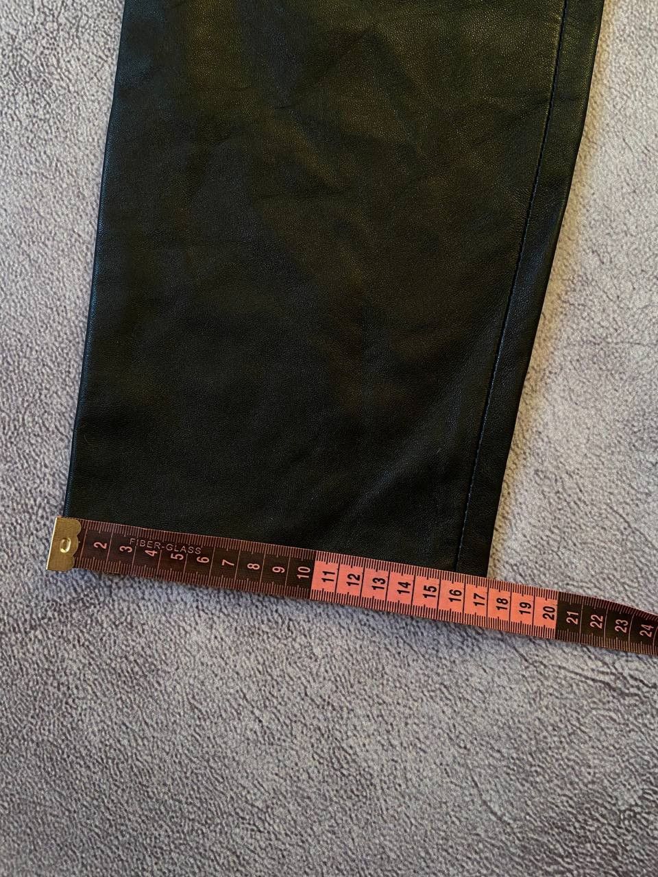 Versus Versace Versus Gianni Versace Vintage Leather Pants Iconic 90s women Size 28" / US 6 / IT 42 - 16 Thumbnail
