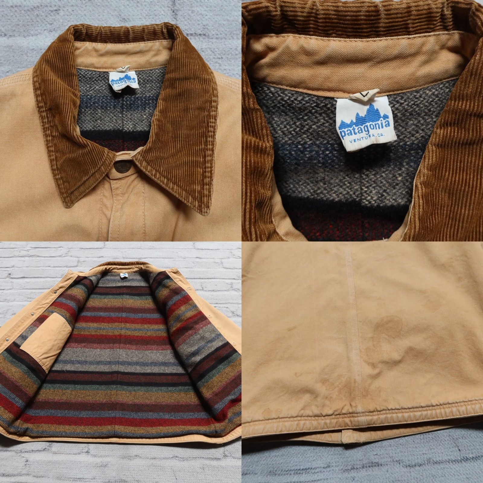 Patagonia Vintage Patagonia Blanket Lined Range Coat Barn Jacket Chore Mens L Brown Century 70s Retro Patrol Ranger Style Size US L / EU 52-54 / 3 - 8 Thumbnail