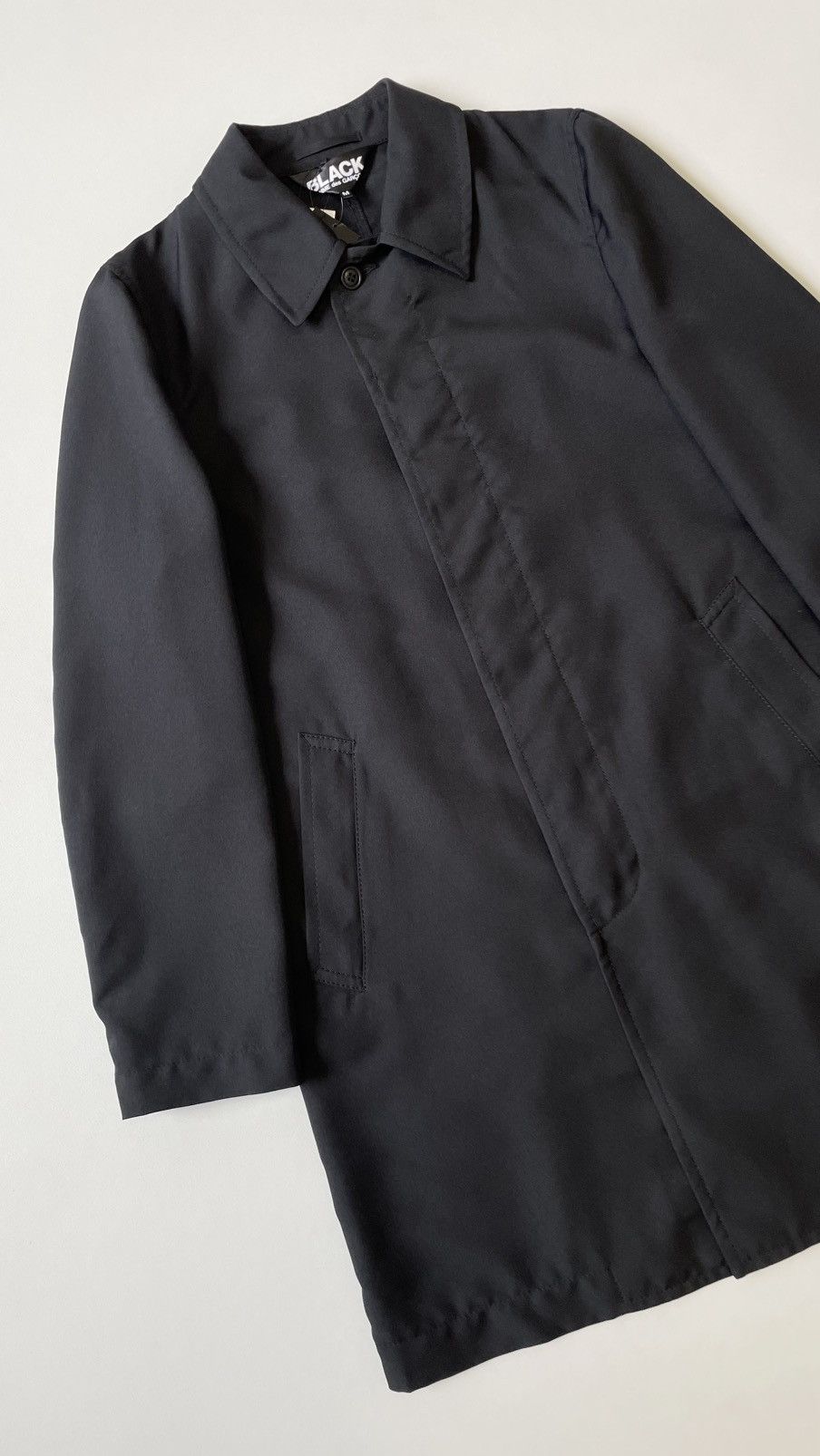 Comme des Garcons S/S 13 Black Nylon Mac Jacket Size US M / EU 48-50 / 2 - 5 Thumbnail