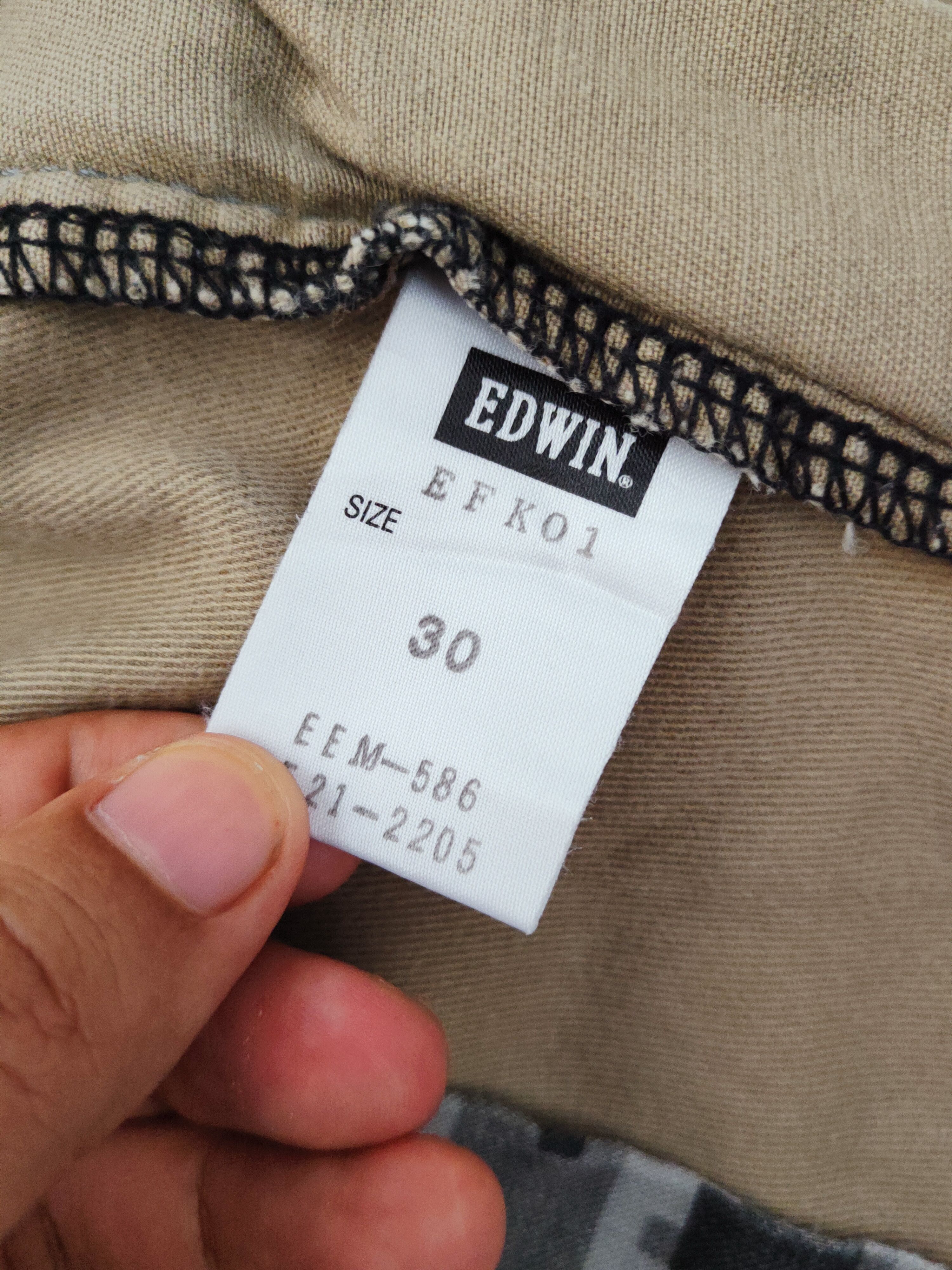 Edwin Edwin Beige Multipocket Tactical Cargo Pants #W001 Size US 31 - 16 Thumbnail