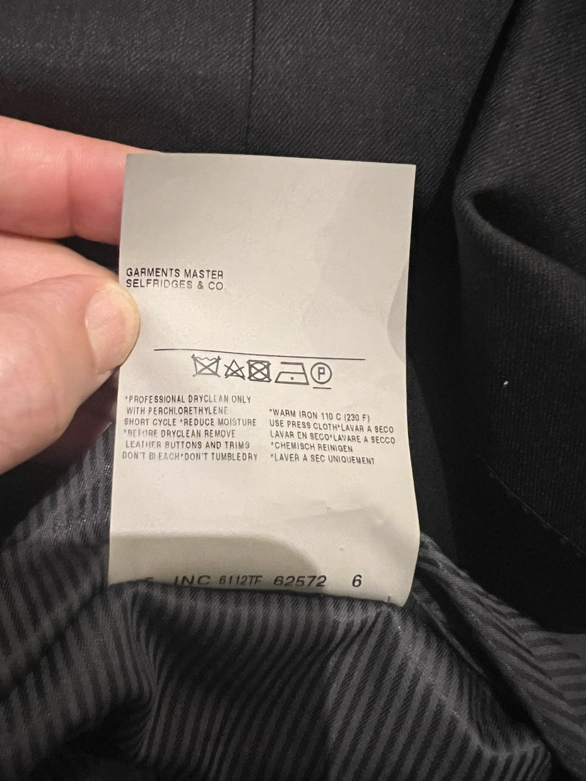 Tom Ford TOM FORD Shelton Suit dark Grey Size 54 100% wool 2 pieces Size 54R - 18 Thumbnail