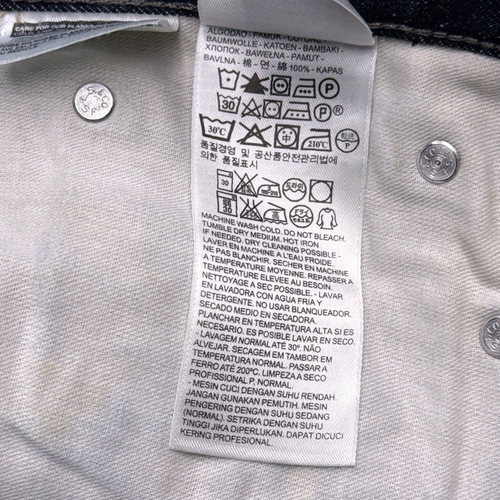 Levi's Levi's 514 Straight Jeans Mens 34x34 Mid Rise Slim Fit Denim Blue 5-Pocket Size US 34 / EU 50 - 7 Thumbnail