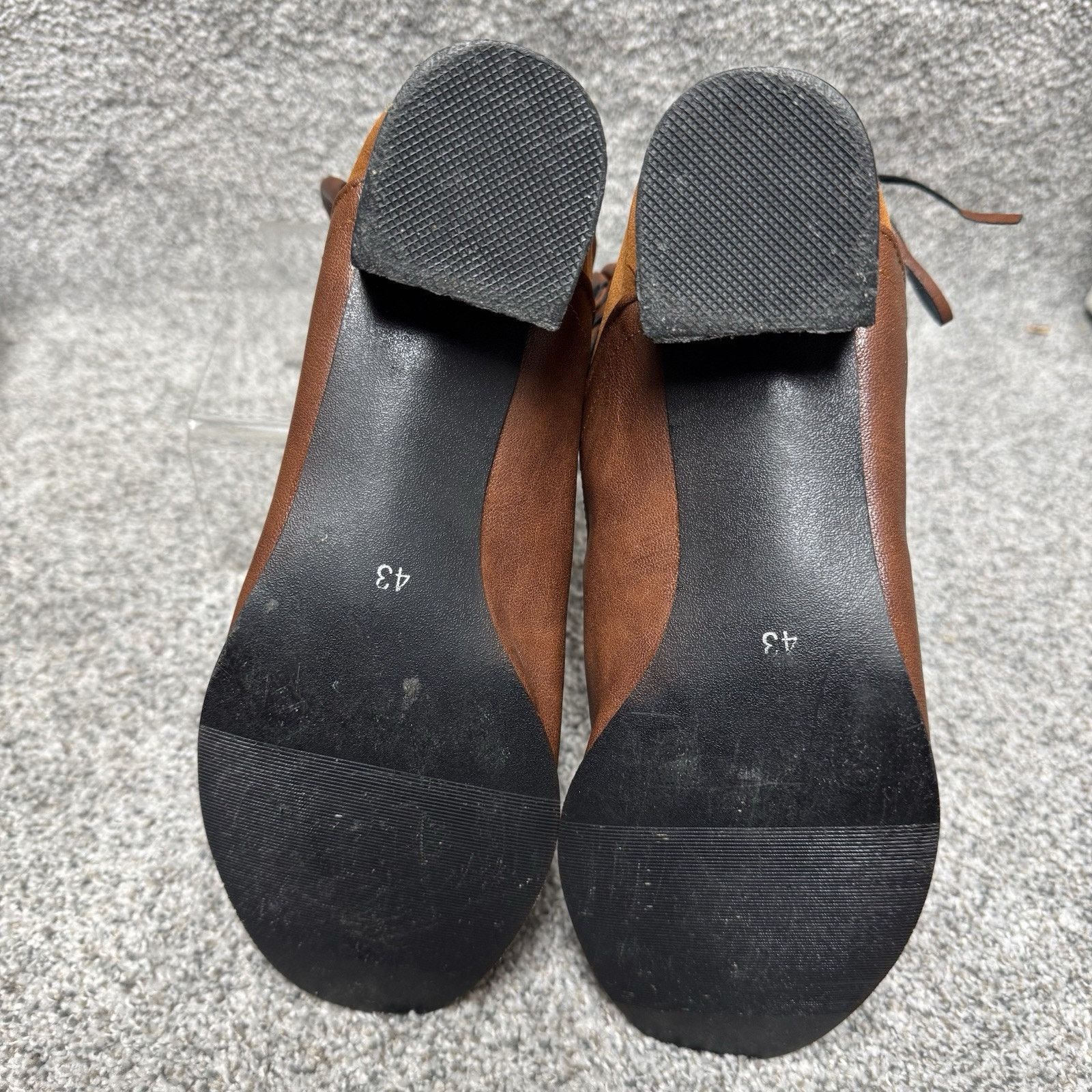 Other Suede Leather Ankle Boots Women Size 10.5 Boho Western Retro Size US 10.5 / IT 40.5 - 6 Thumbnail