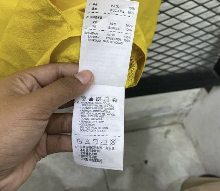 Nike × Vintage Nike Y2K Vintage Yellow Light Jacket Size US XXL / EU 58 / 5 - 9 Thumbnail
