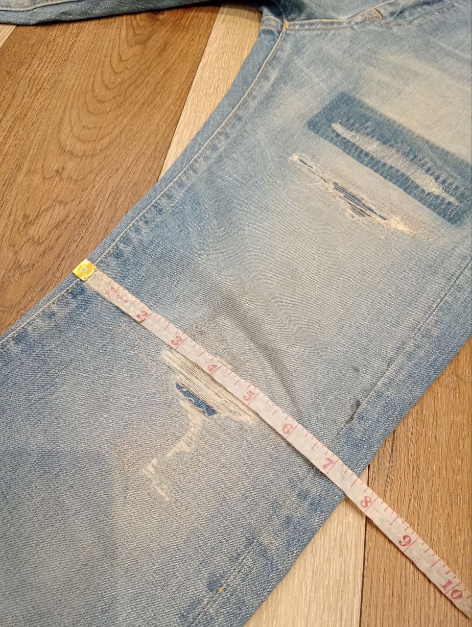 Japan Blue JAPAN BLUE LOT JB2301 LA BREA LIGHT BLUE DENIM JEANS Size US 29 - 23 Thumbnail
