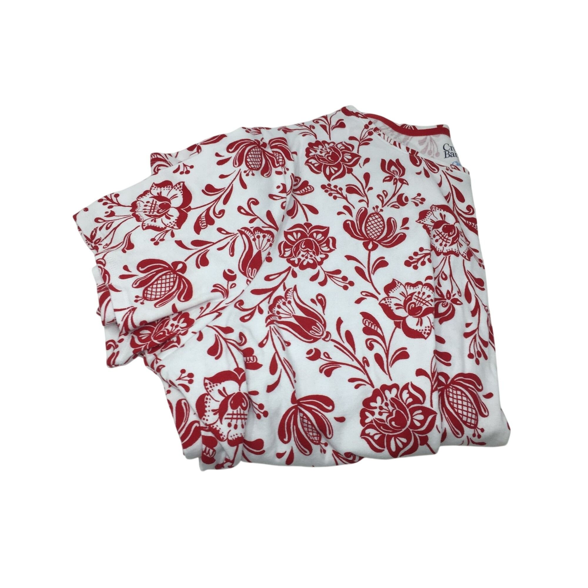 Croft & Barrow Croft & Barrow The Classic Tee Womens Size 3X (Red and white Size 3XL / US 20-22 - 4 Thumbnail
