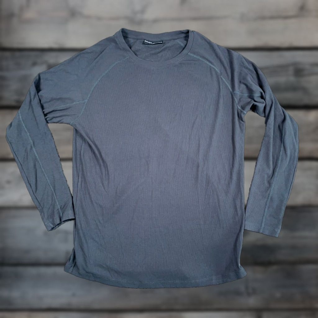 Vintage VINTAGE Alphalete Men’s T-Shirt Adult Medium Gym Long Sleeve Crew Neck Dark Gray Sports Size US M / EU 48-50 / 2 - 1 Thumbnail