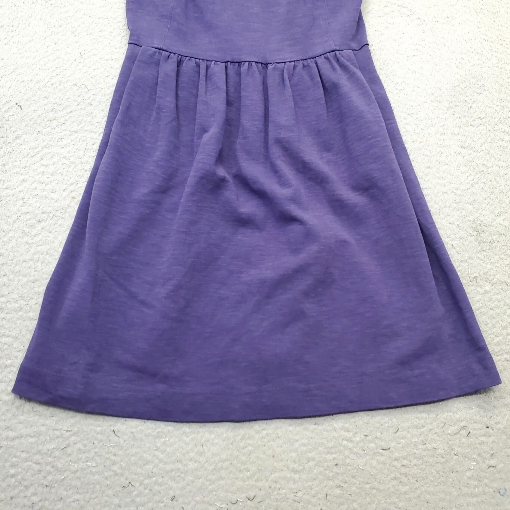 J.Crew J.CREW Fit & Flare Dress Womens Size S Purple Sleeveless Back Zip Size S / US 4 / IT 40 - 4 Thumbnail