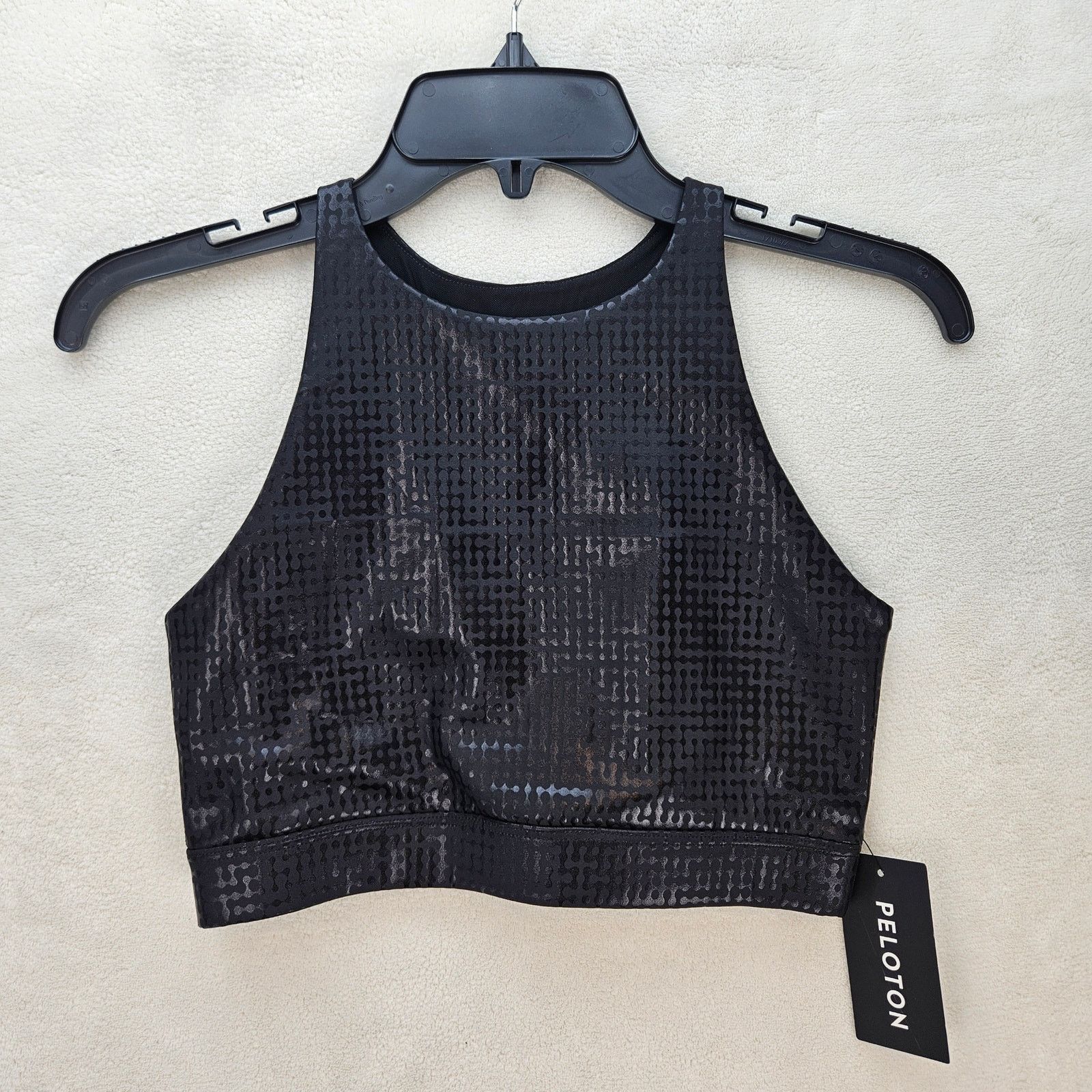 Peloton PELOTON WOMEN'S MEDIUM SHOW UP DIGITAL FOIL HIGH NECK BRA Size ONE SIZE - 1 Thumbnail