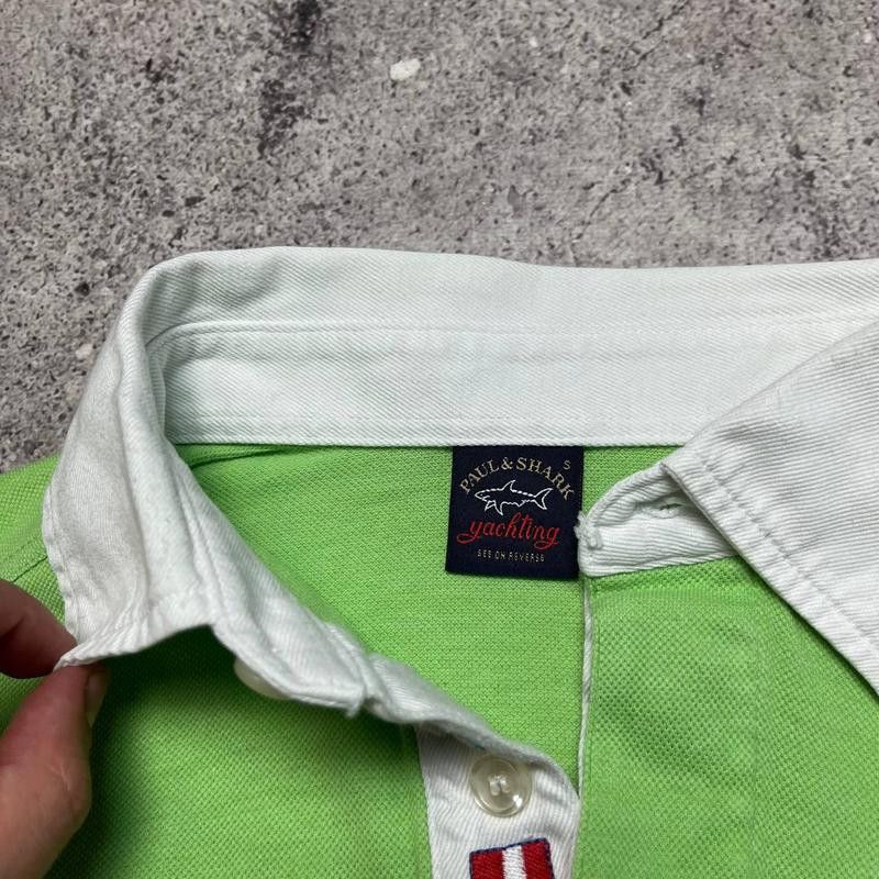Paul & Shark Paul&Shark Yachting Polo Green Cotton Shirt Logo Size S Size US S / EU 44-46 / 1 - 4 Thumbnail