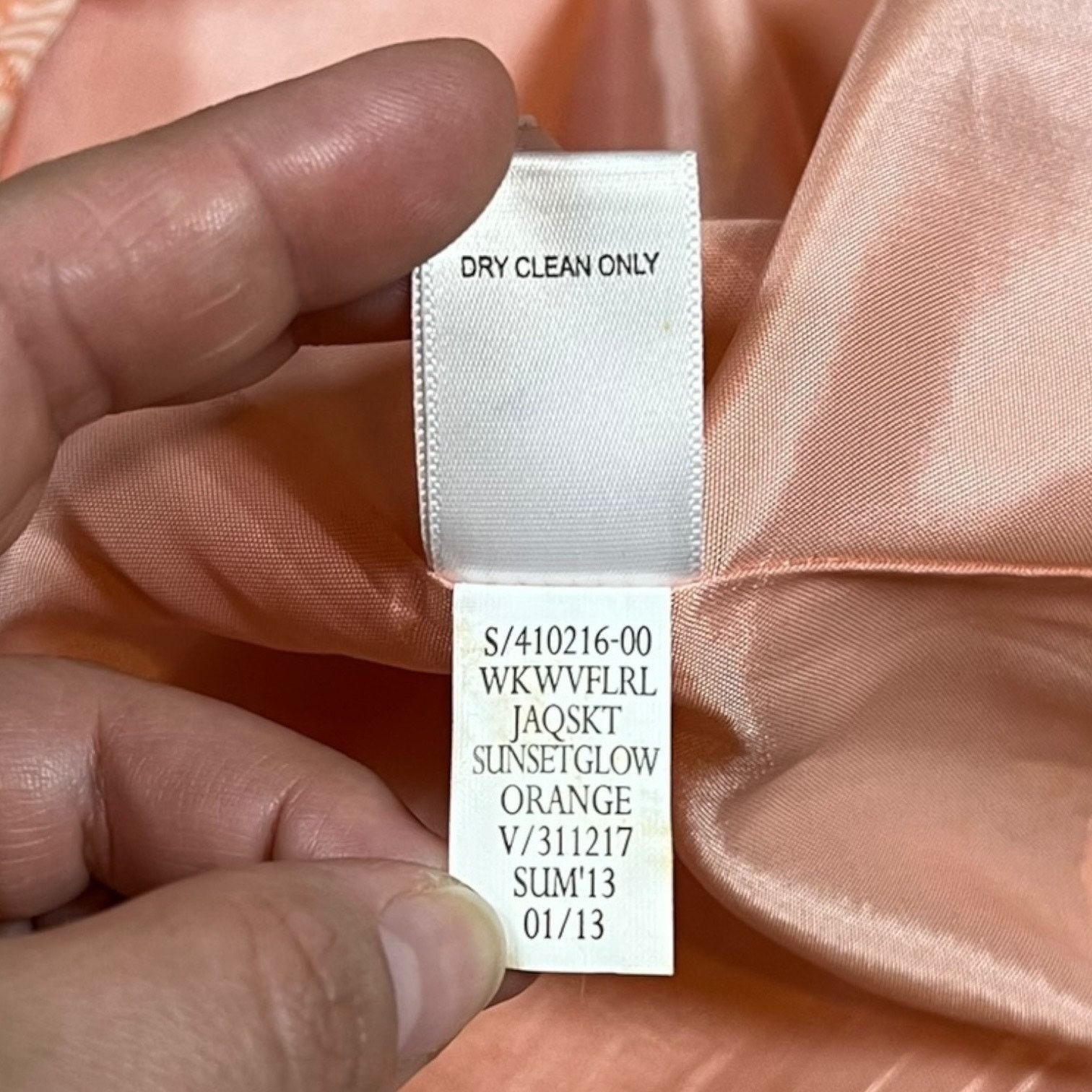 Banana Republic Banana Republic Peach and Cream Geometric Print Skirt Size 4 Size 27" / US 4 / IT 40 - 7 Thumbnail