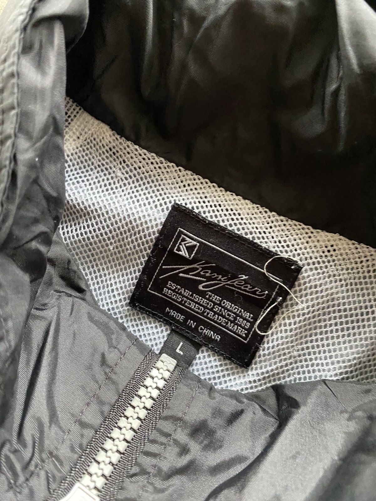 Karl Kani 1990 Karl Kani - Windbreaker Taped Jacket Size US L / EU 52-54 / 3 - 6 Thumbnail