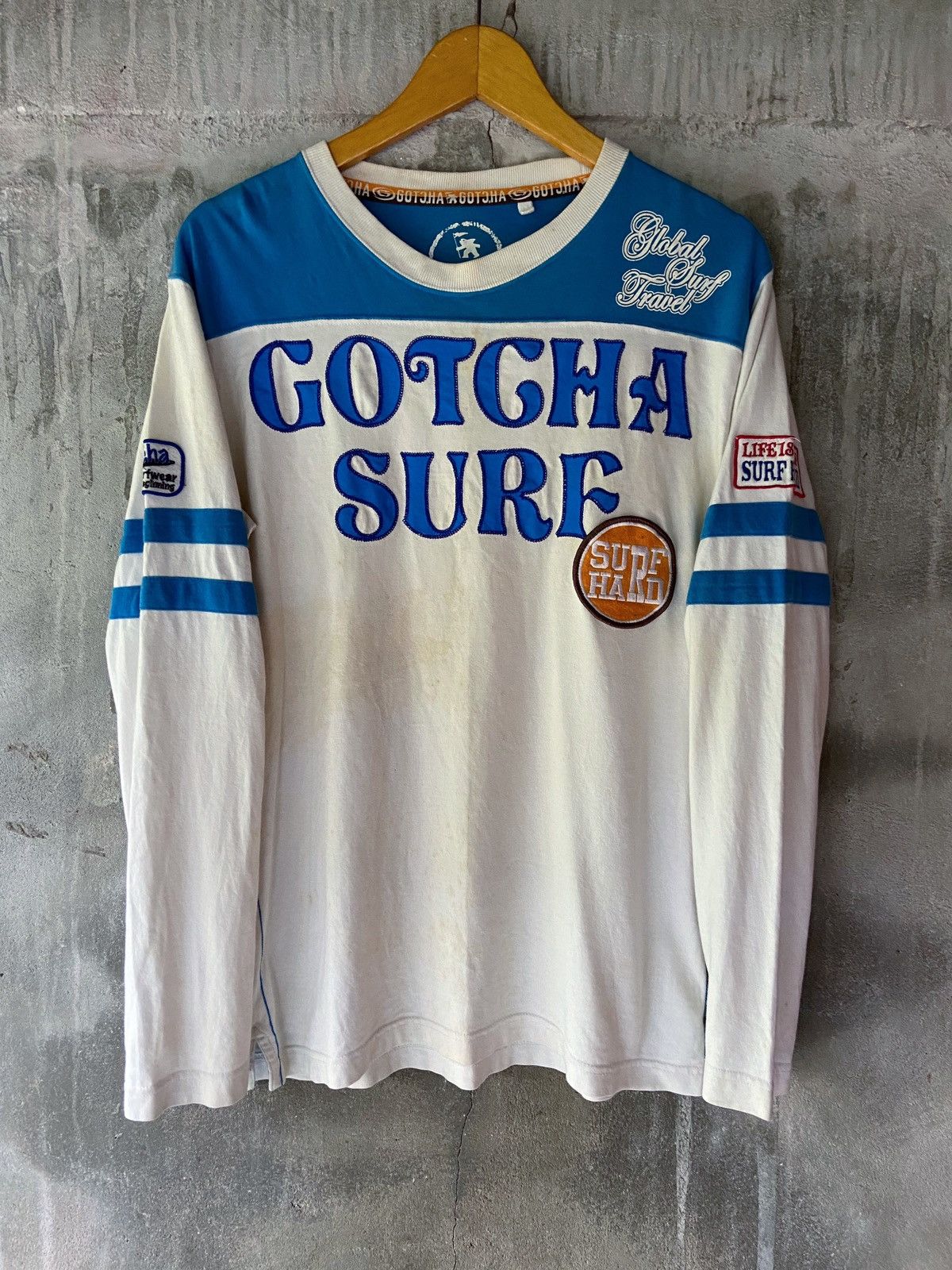 Japanese Brand LIFE IS SURF SURF HARD LONG SLEEVE Size US M / EU 48-50 / 2 - 1 Thumbnail