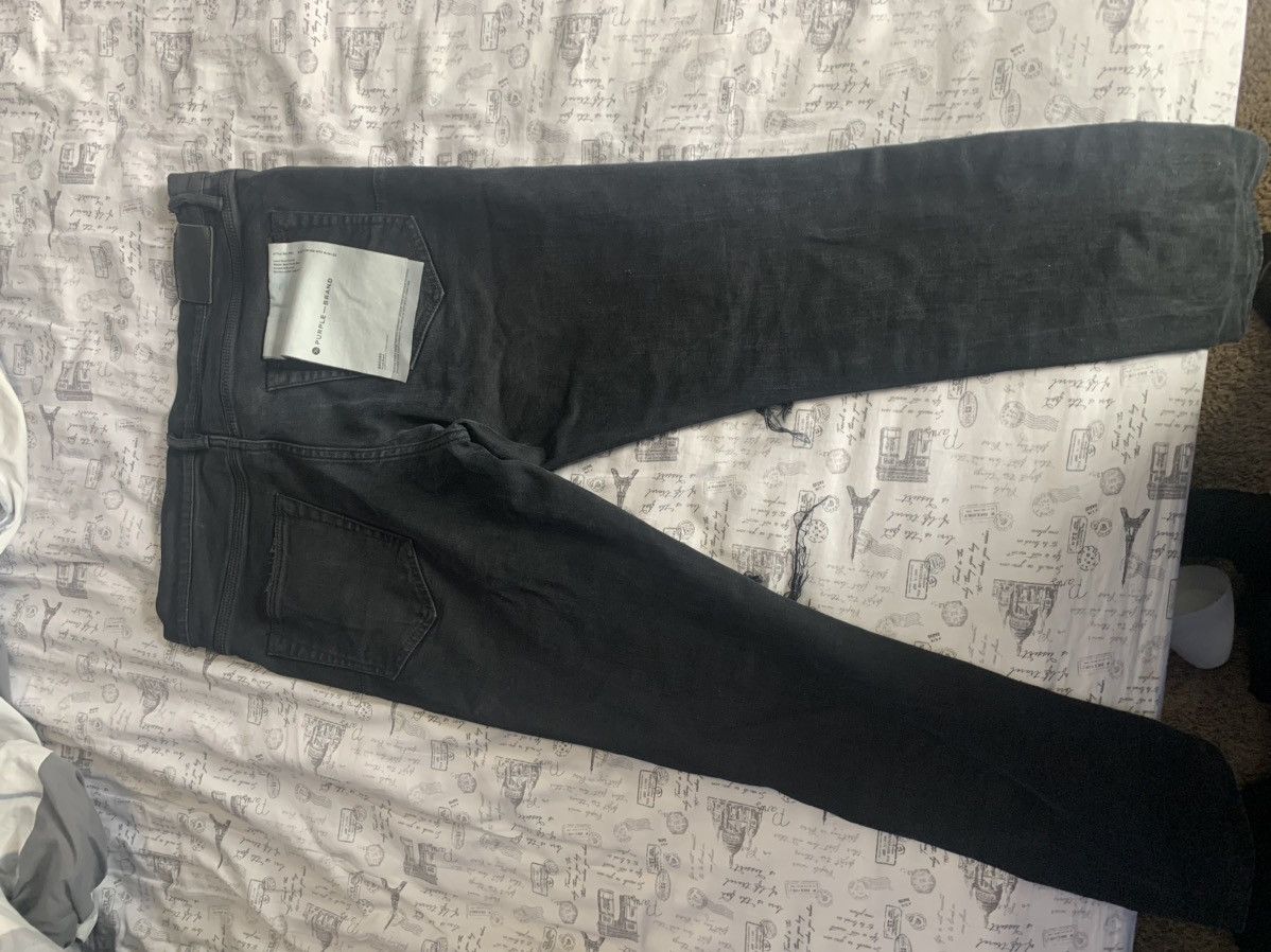 Purple × Purple Brand Black Skinny Purple Jeans Size US 31 - 3 Thumbnail