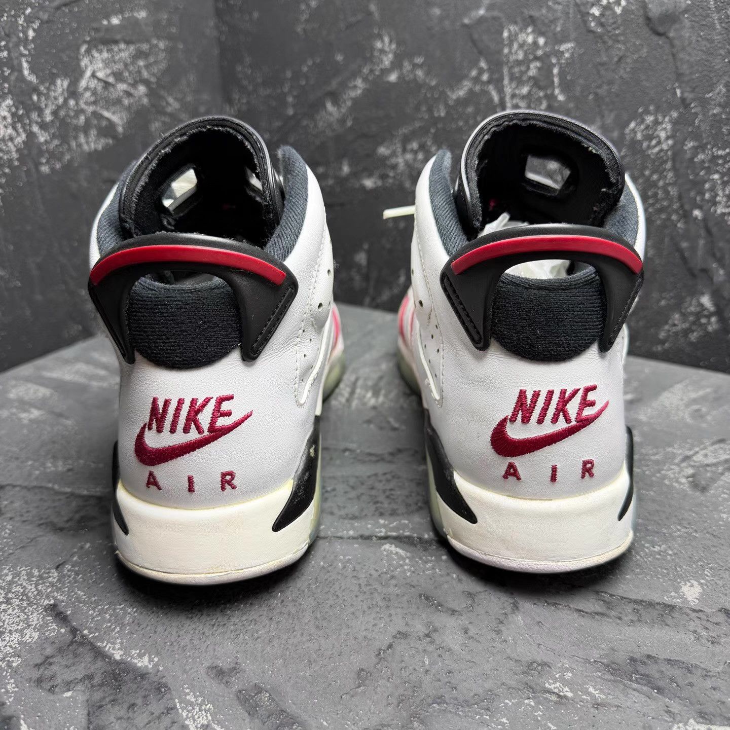Nike Air Jordan 6 White Red Carmine 2021 Q10 Size US 7 / EU 40 - 5 Thumbnail