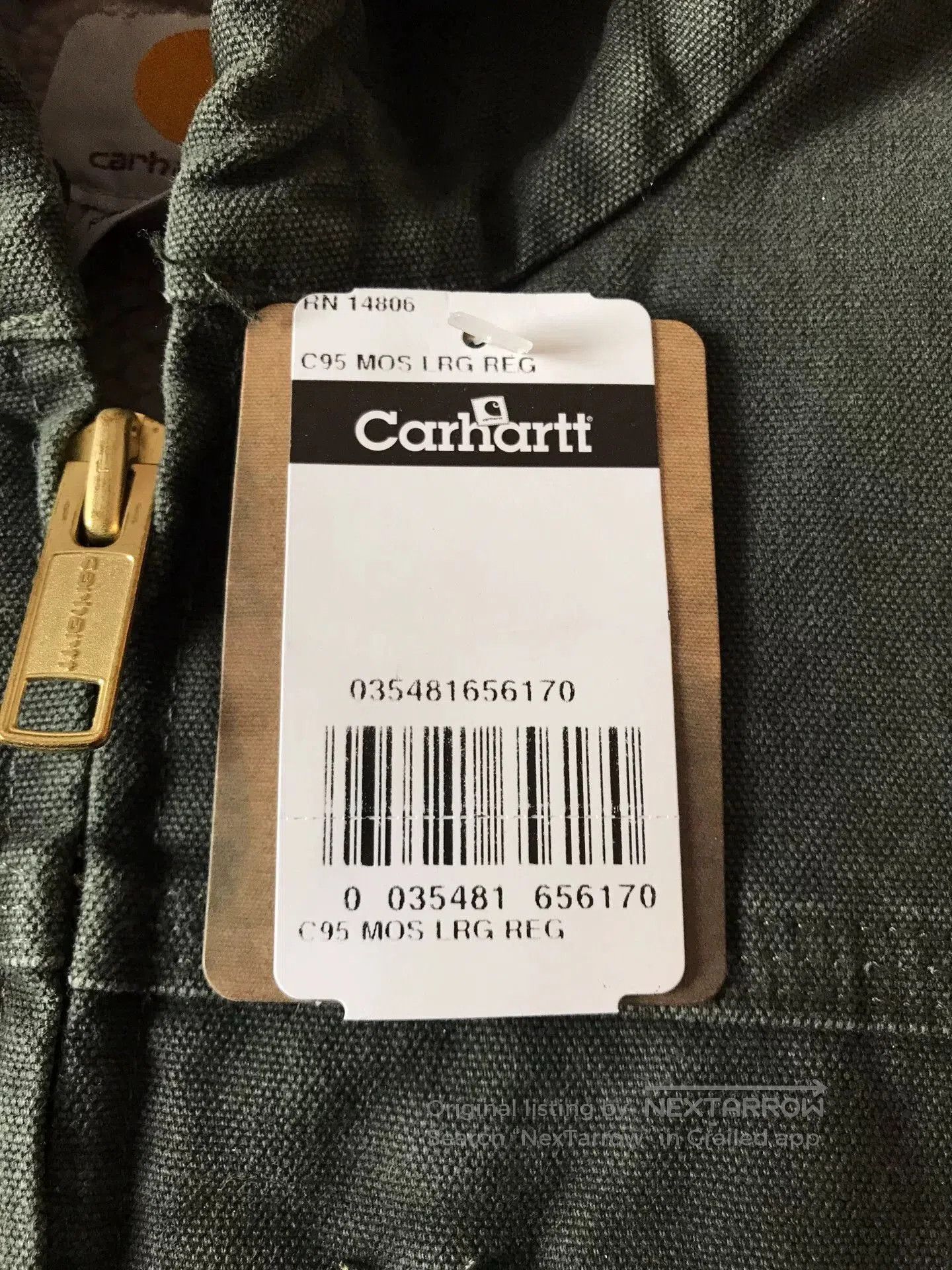 Carhartt Carhartt C95 MOS Hooded Canvas Jacket. Size US L / EU 52-54 / 3 - 8 Thumbnail