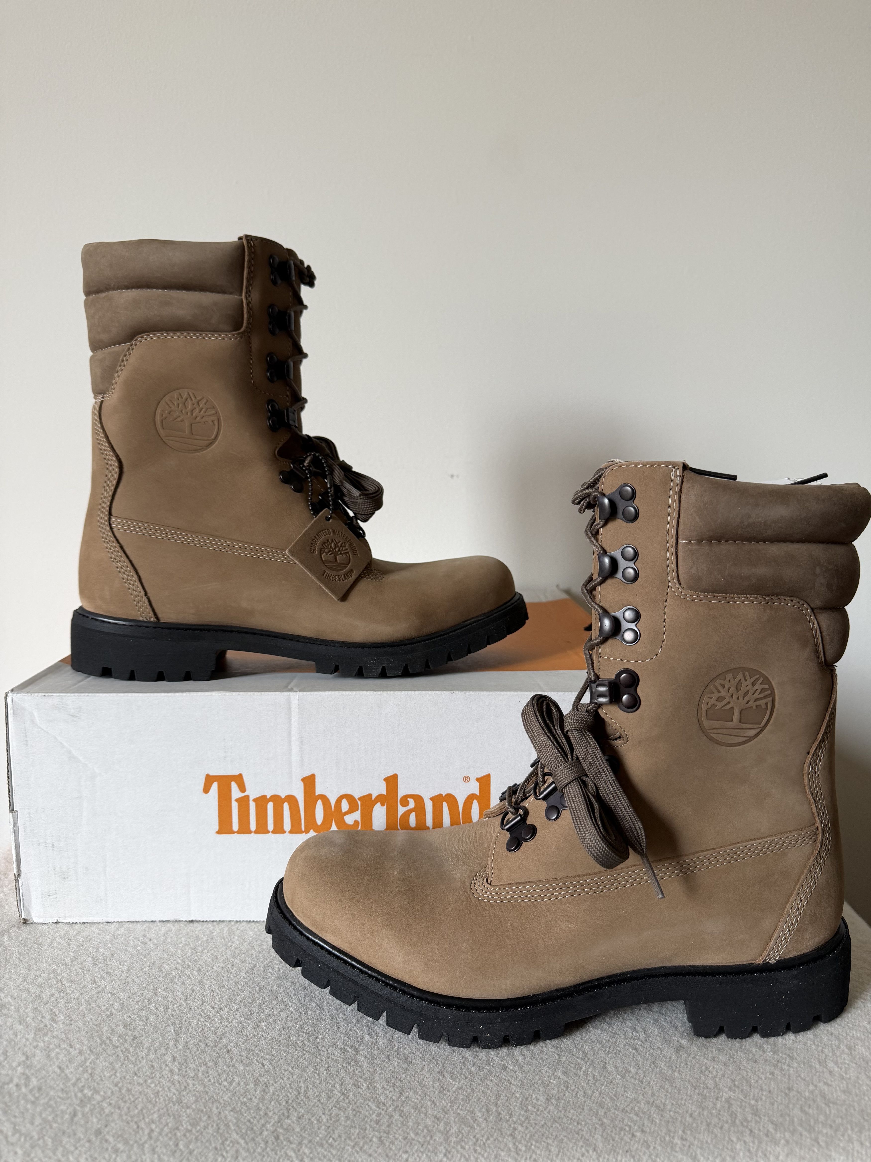 Timberland Timblerand Premium Waterproof Super Boots in Beige Nubuck Size US 9 / EU 42 - 2 Thumbnail