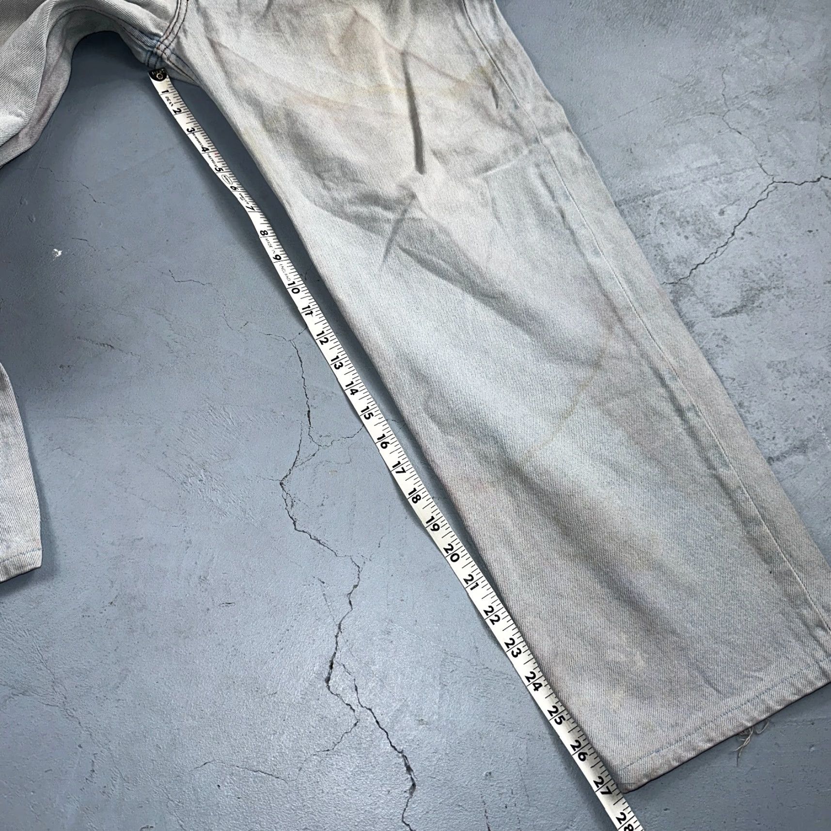 Levi's Levi's 501 Vintage 90s Europe Straight Leg Jeans Light Wash 38x36 Men Blue Denim Cotton Regular Jeans 501 Series 90s Mens Size US 38 / EU 54 - 5 Thumbnail