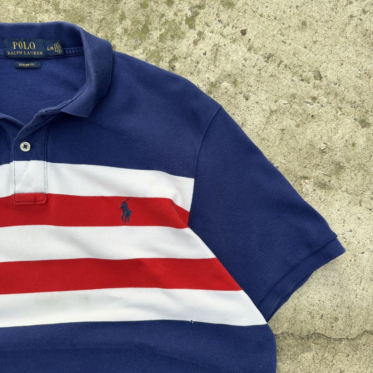 Polo Ralph Lauren Luxury Polo Ralph Lauren T-shirts Old Money Distressed Size US L / EU 52-54 / 3 - 4 Thumbnail