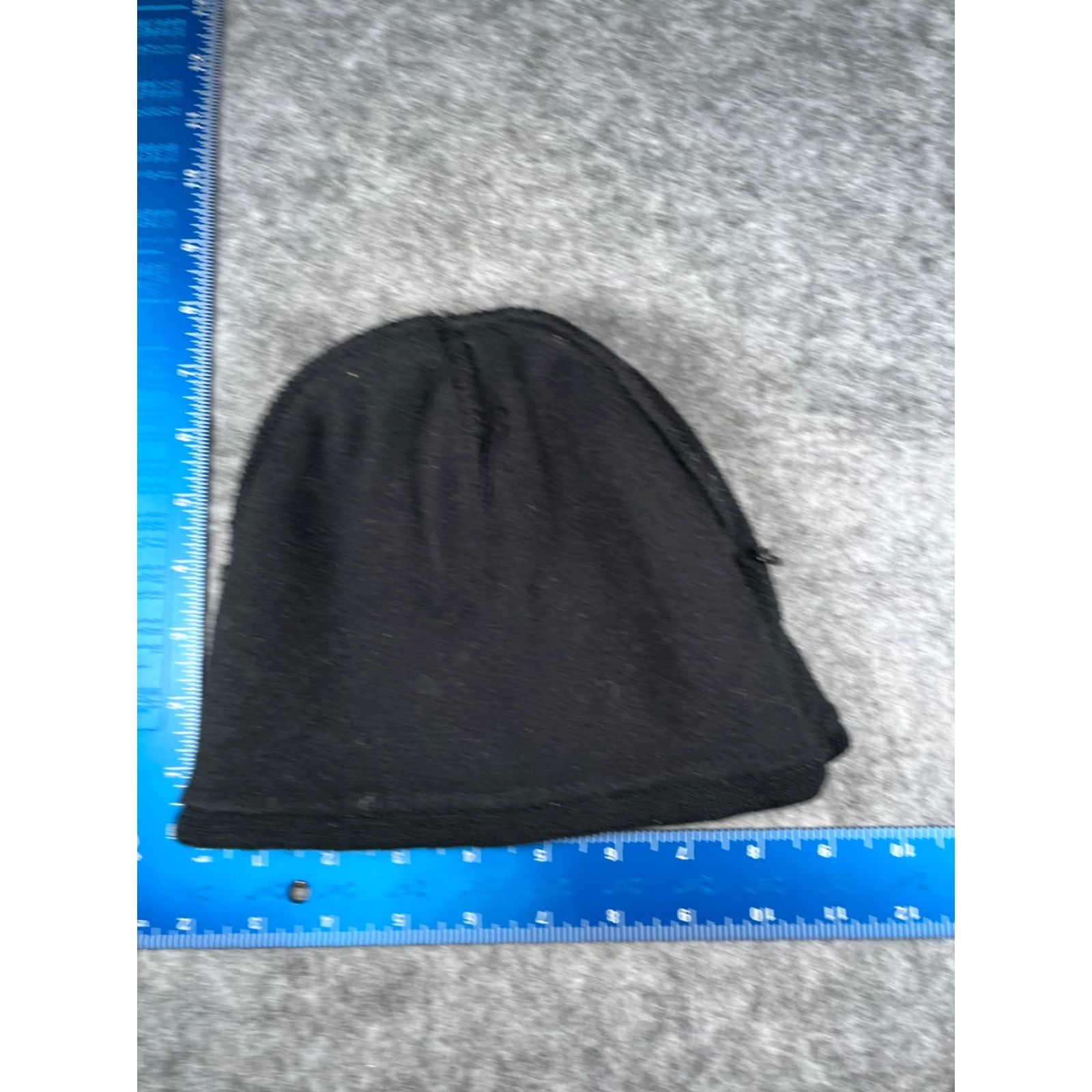 Vintage Beanie Beanie Adult One Size Black Gray Knit Acrylic Polyester Lined Ski Hat/Cap Casual Outdoor Winter Mens Women Girls Boys Size ONE SIZE - 5 Thumbnail