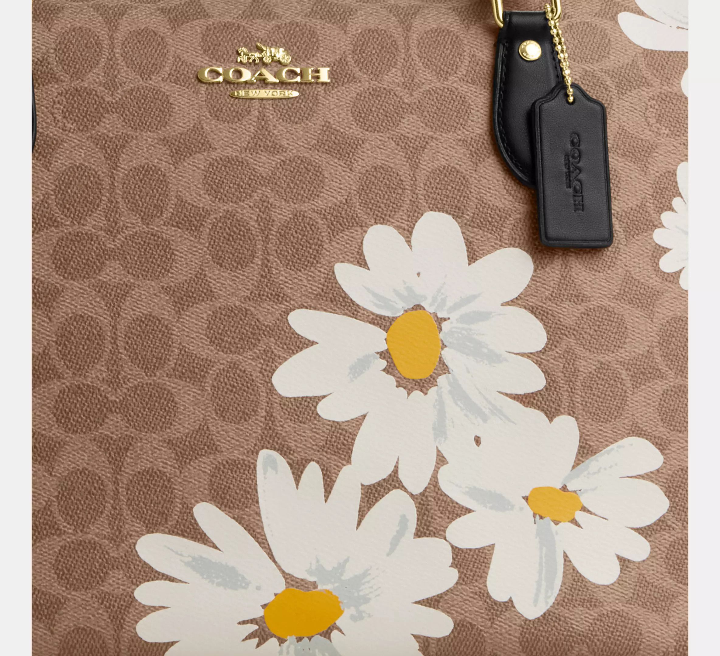 Coach Gallery on sale Tote In Signature Canvas With Pop Floral Print