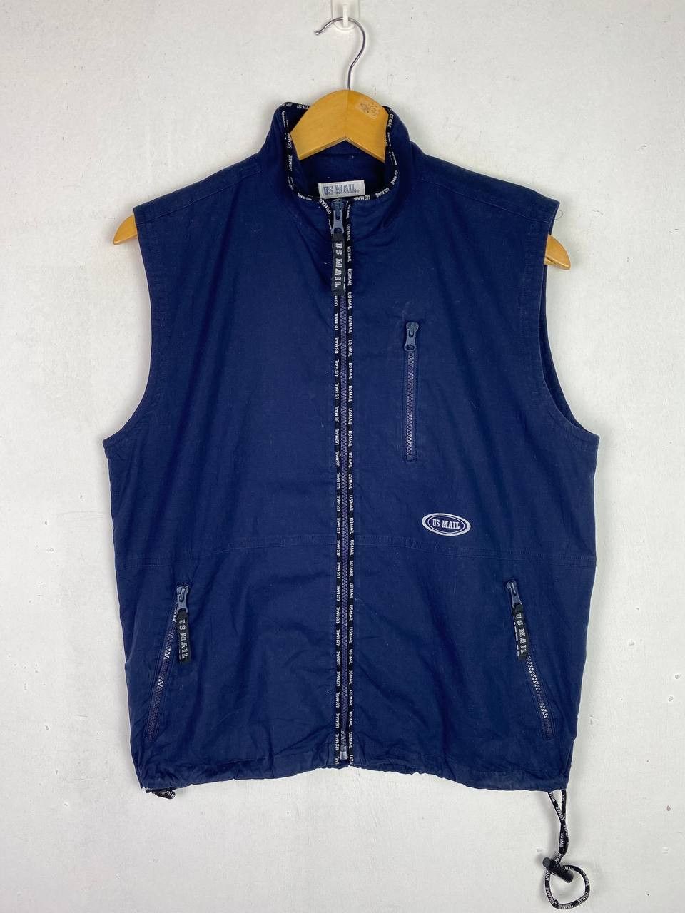 Japanese Brand vintage us mail worker vest nice design Size US L / EU 52-54 / 3 - 1 Thumbnail