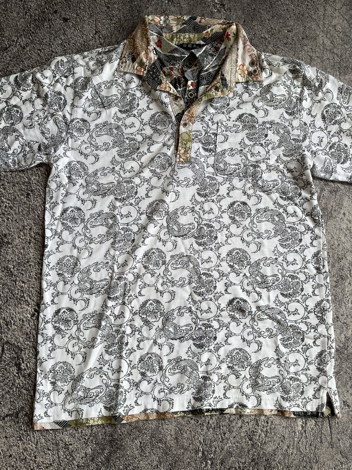 Japanese Brand Y2K Sukajan Style polo shirt Size US L / EU 52-54 / 3 - 6 Thumbnail