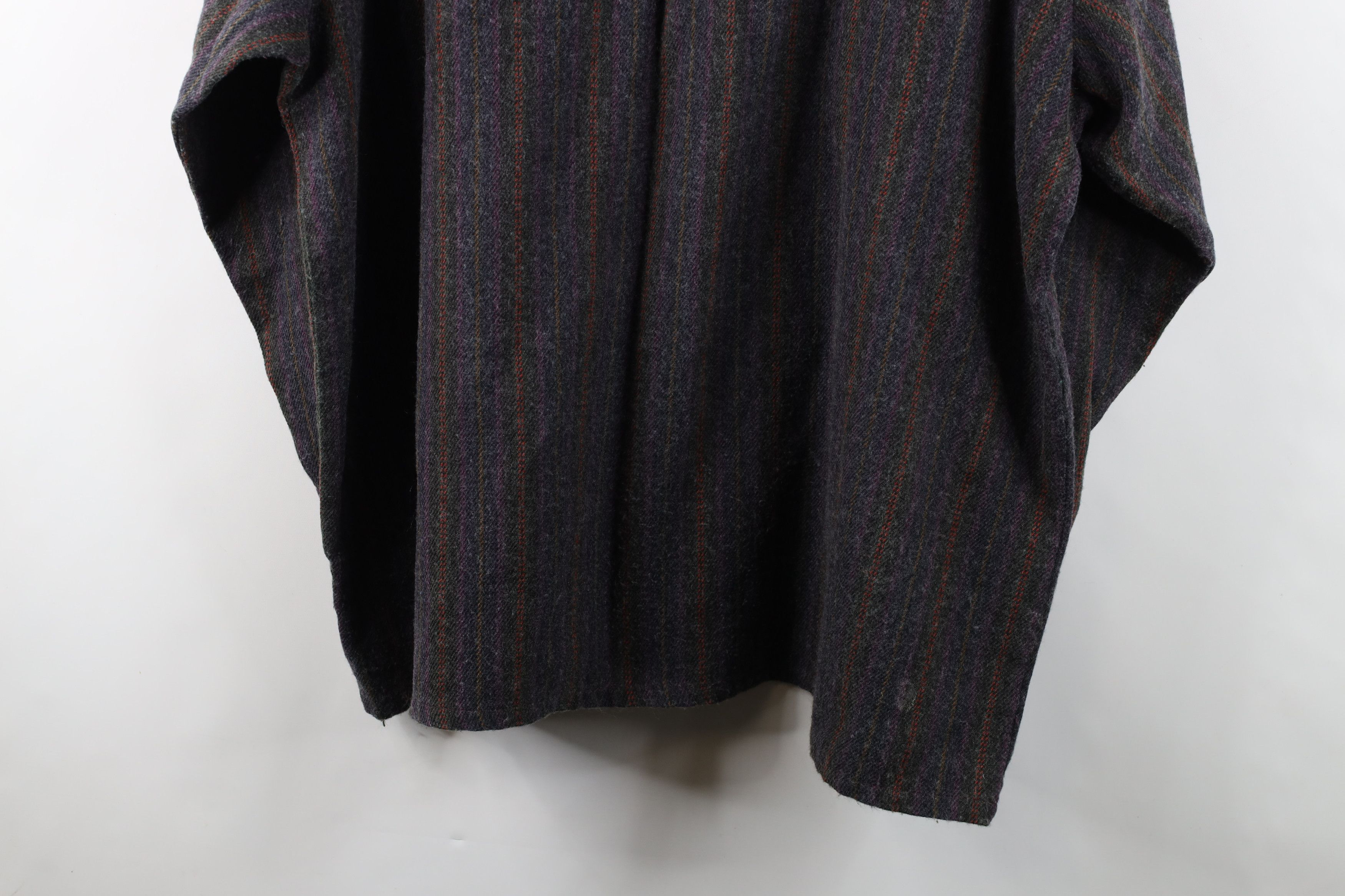 Vintage Vintage 80s 90s Streetwear Flannel Knit Striped Button Shirt Size US XXL / EU 58 / 5 - 12 Thumbnail
