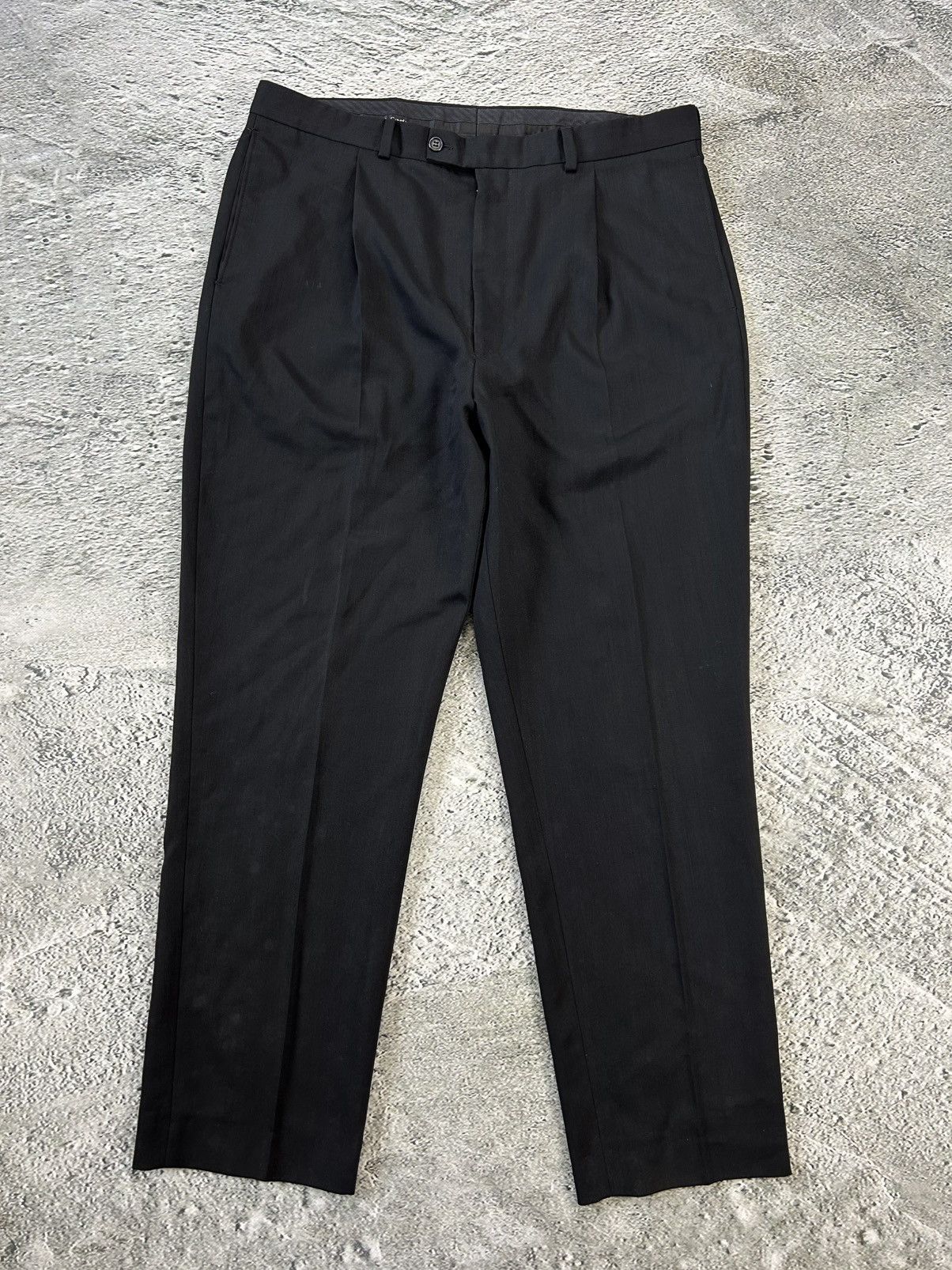 Vintage × Yves Saint Laurent Vintage YSL Yves Saint Laurent Suit Classic Wool Pants Size US 34 / EU 50 - 1 Thumbnail