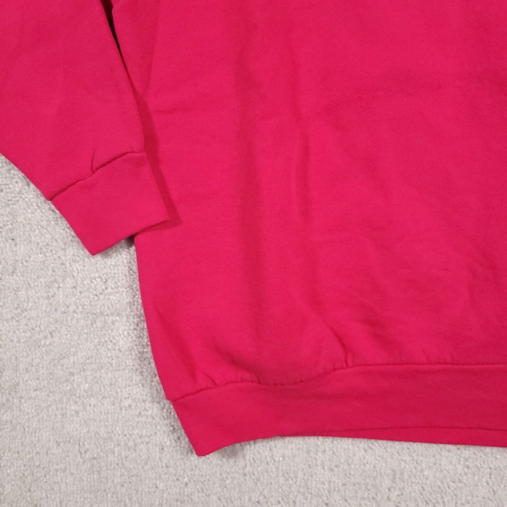 Fruit Of The Loom VINTAGE Fruit of the Loom Sweatshirt Mens XL Pink Crewneck Pullover Fleece 90s USA Size US XL / EU 56 / 4 - 4 Thumbnail